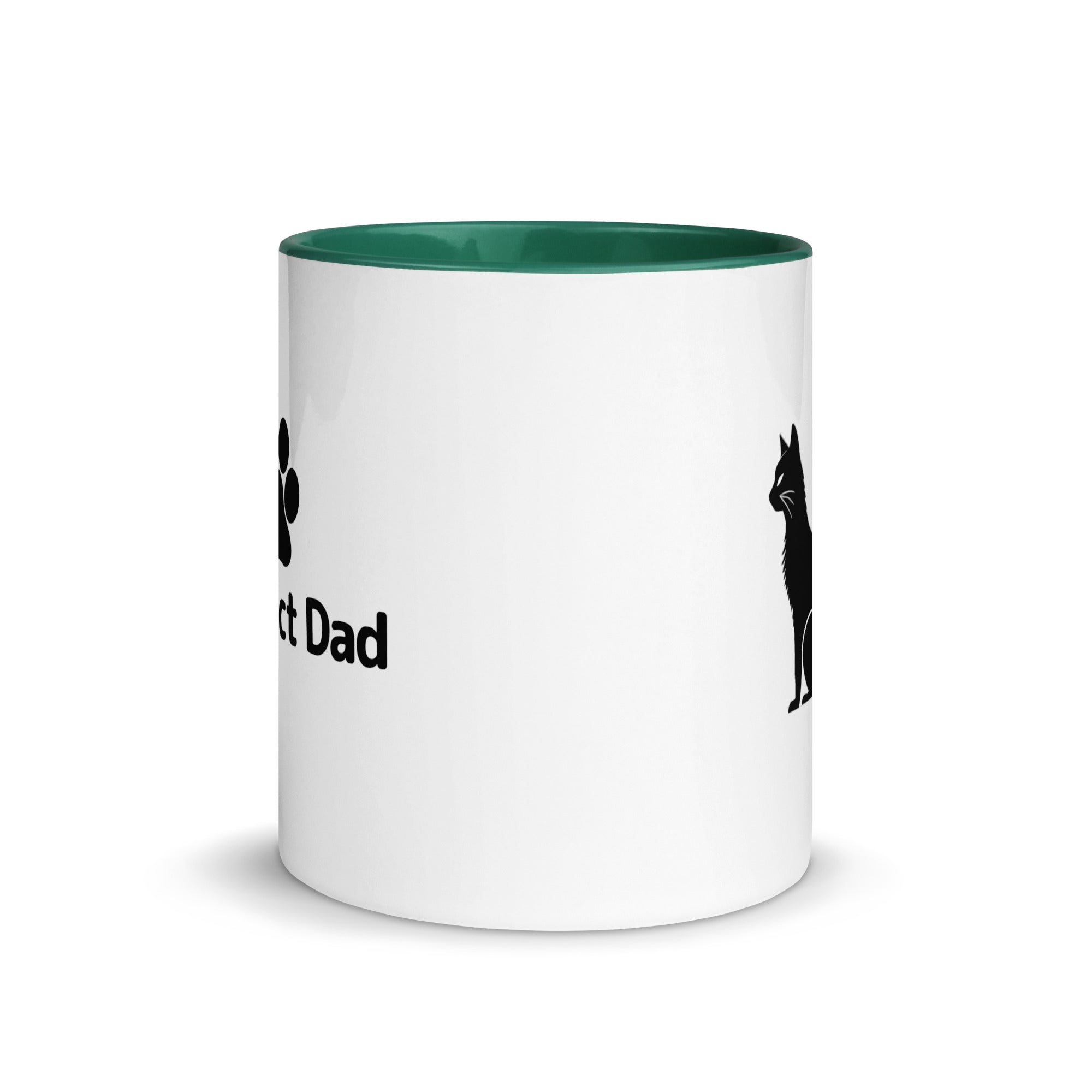 Purrfect Dad Paw Mug with Color Inside