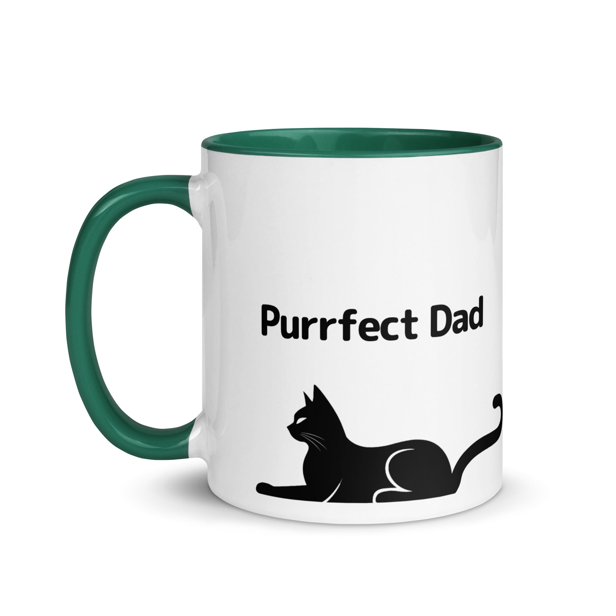 Purrfect Cat Dad Mug with Color Inside