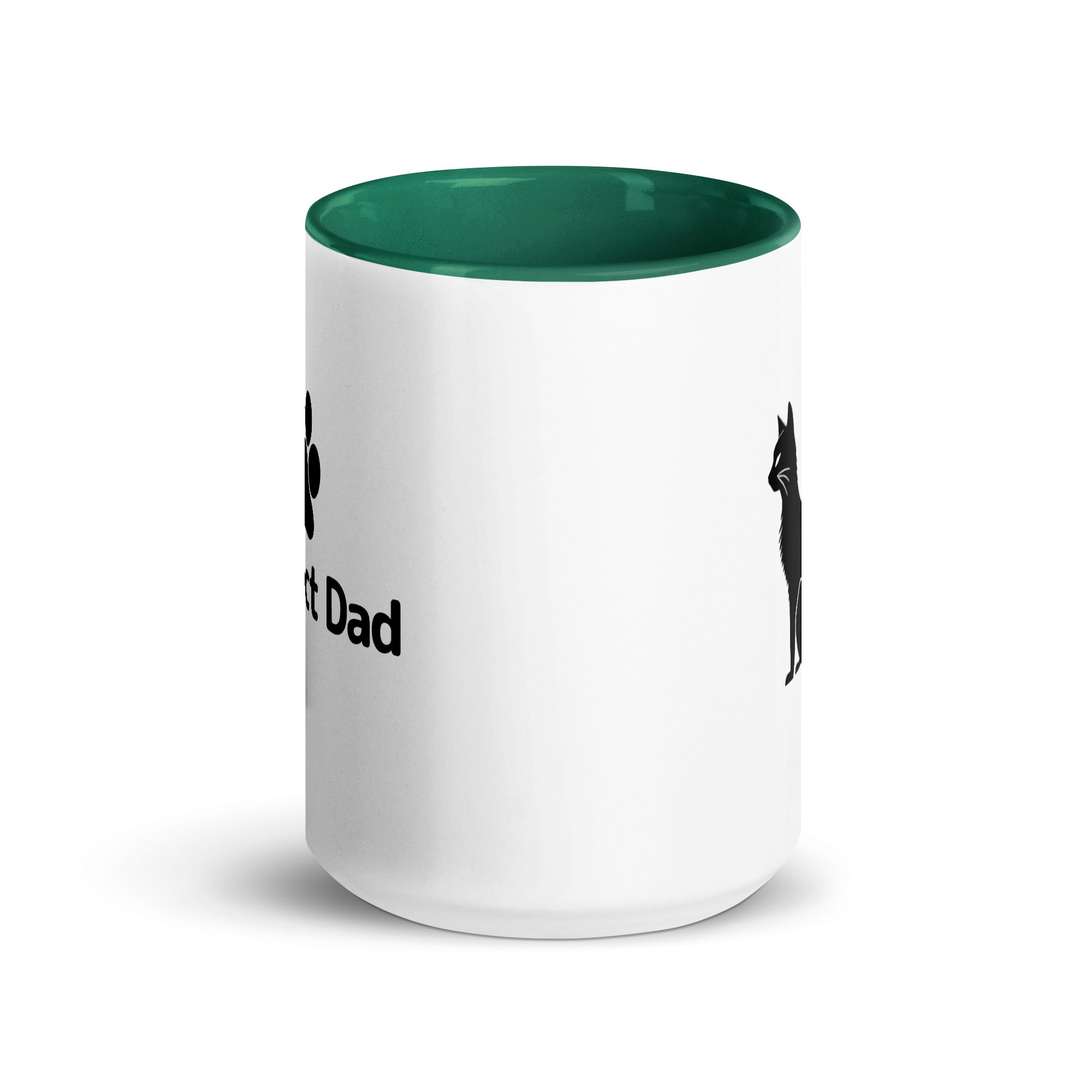 Purrfect Dad Paw Mug with Color Inside