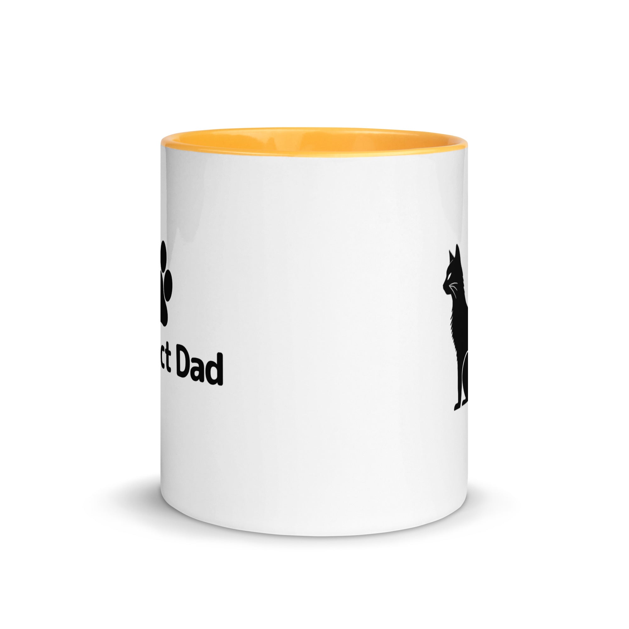 Purrfect Dad Paw Mug with Color Inside