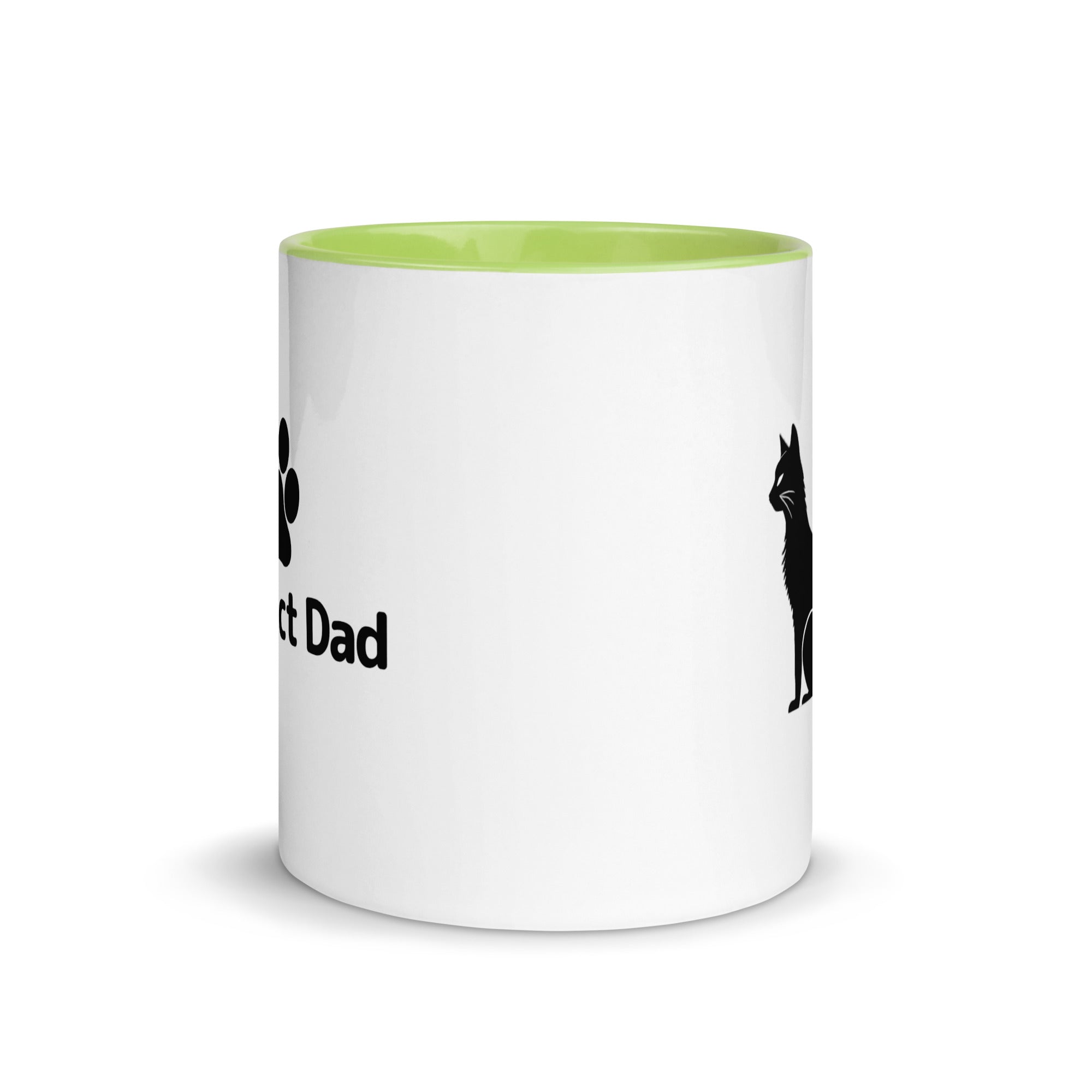 Purrfect Dad Paw Mug with Color Inside