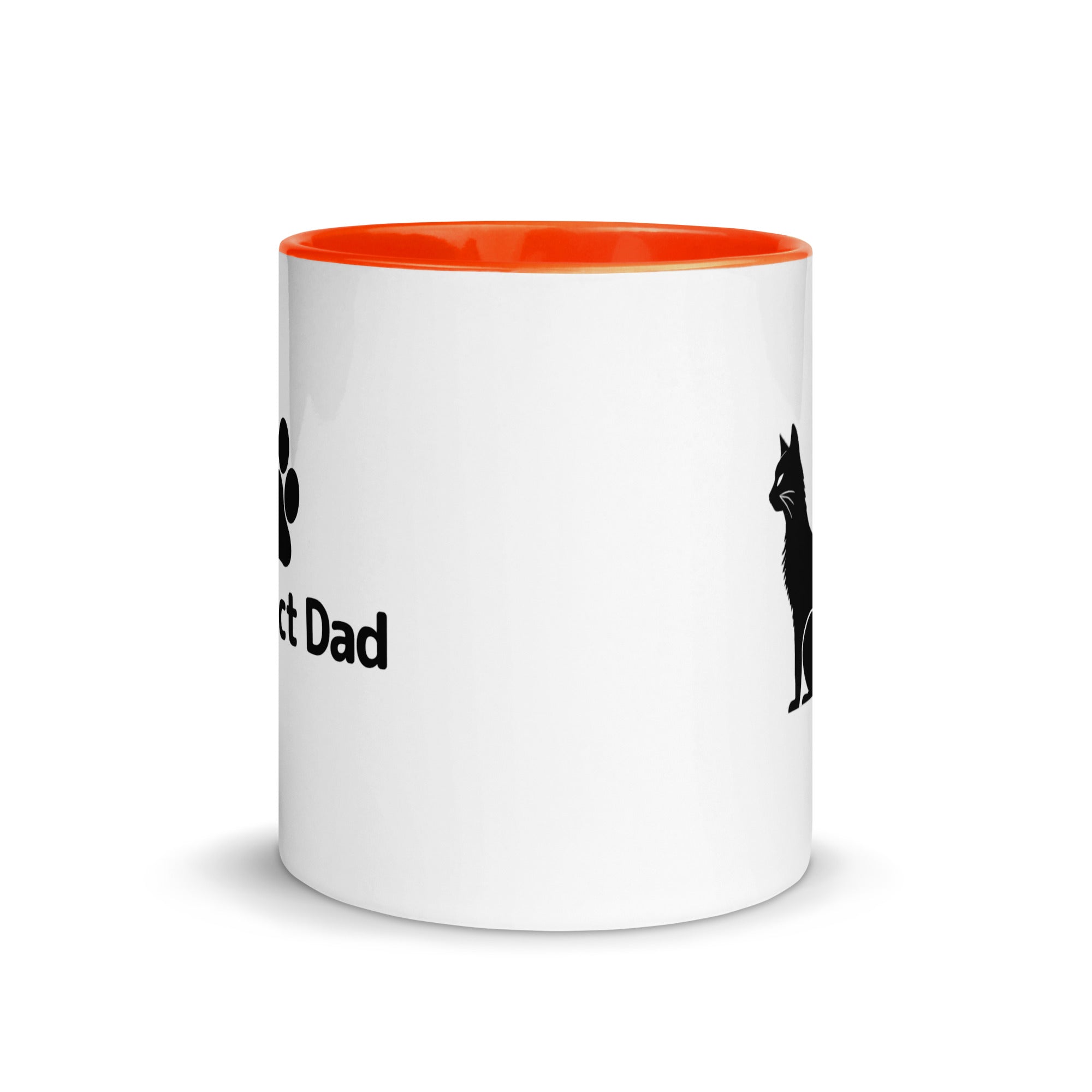 Purrfect Dad Paw Mug with Color Inside