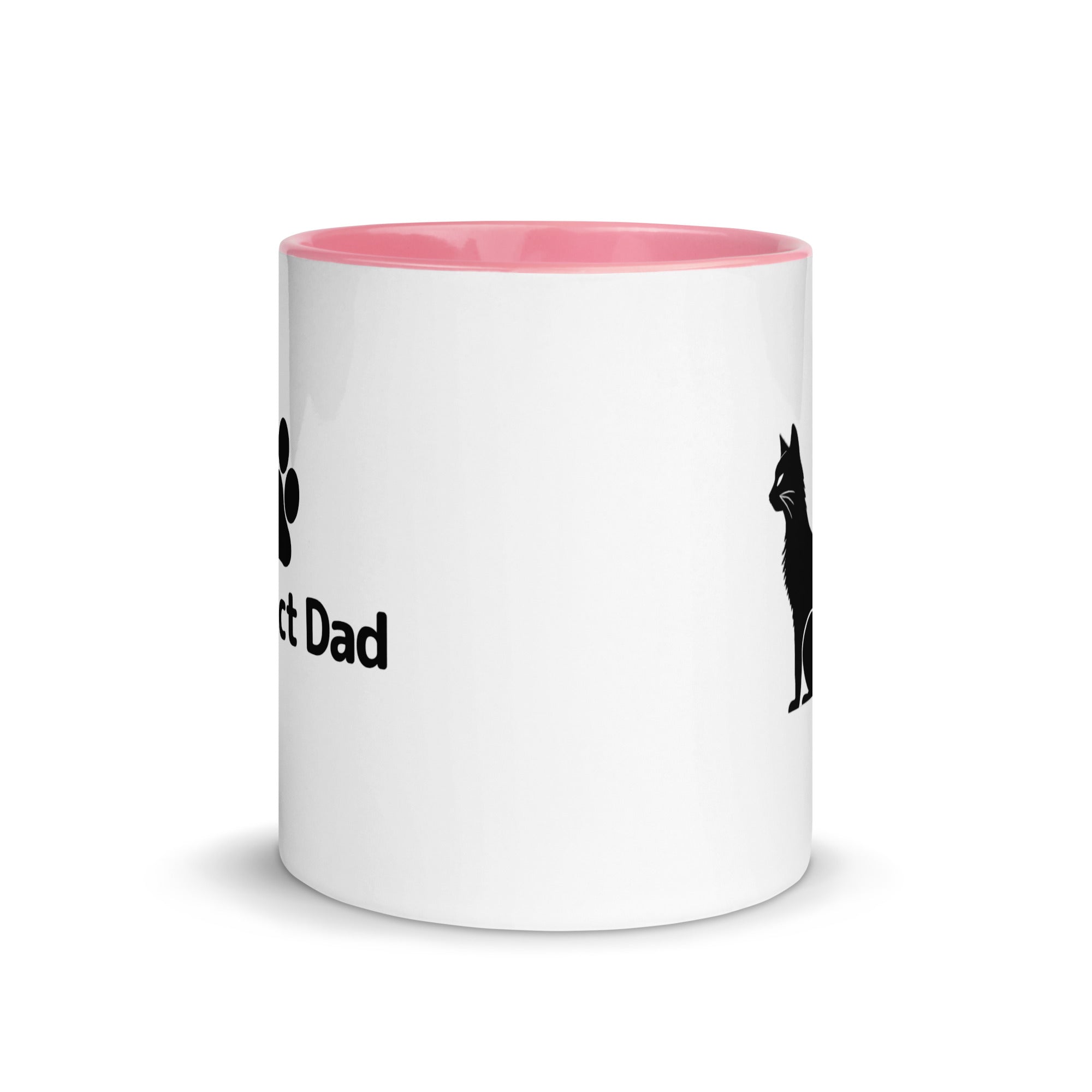Purrfect Dad Paw Mug with Color Inside