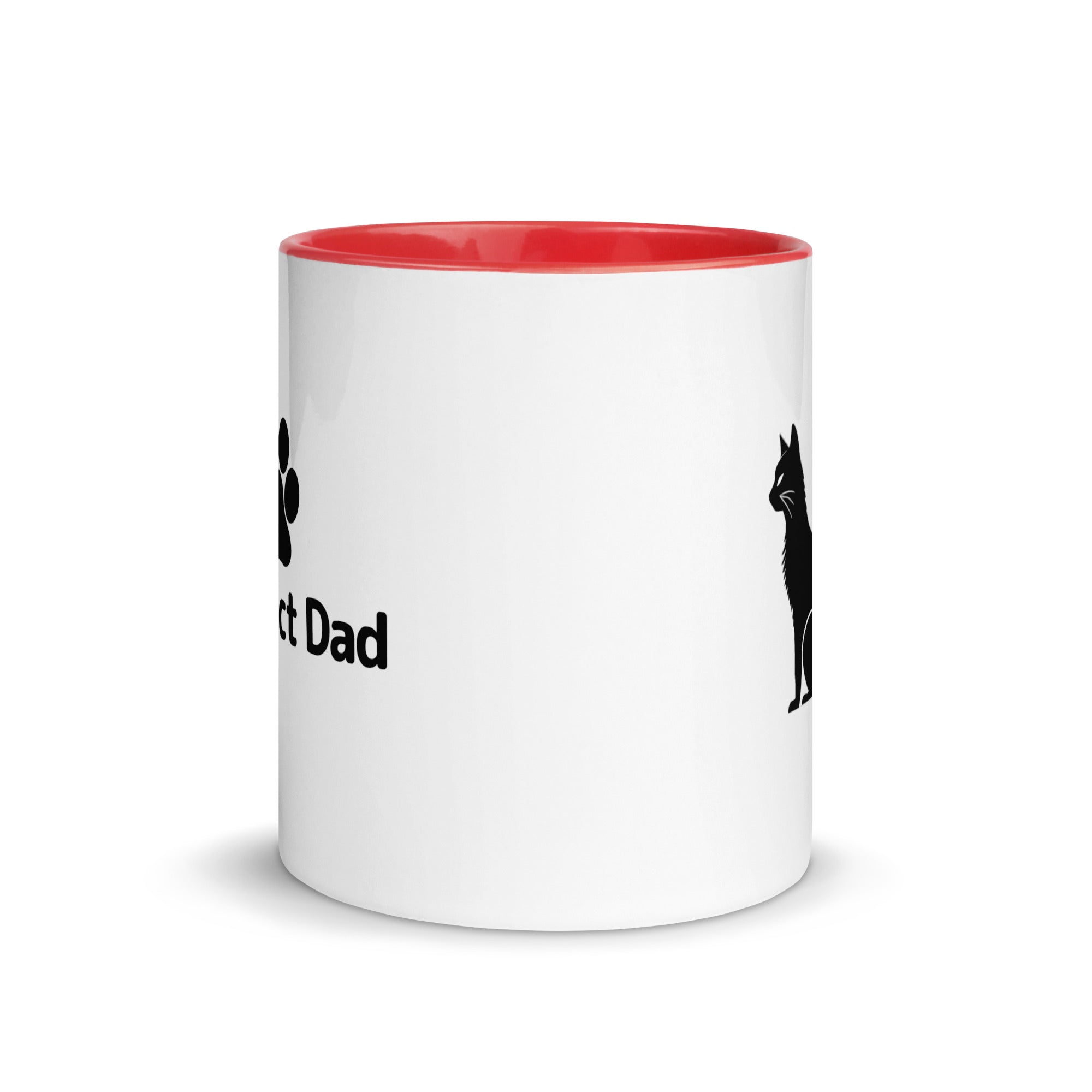 Purrfect Dad Paw Mug with Color Inside