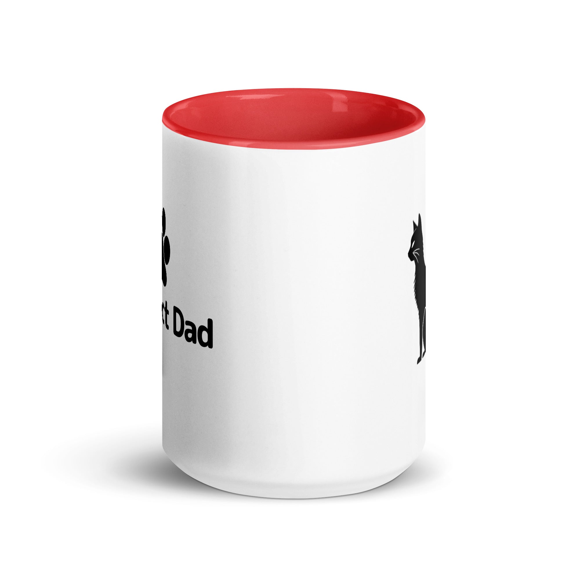 Purrfect Dad Paw Mug with Color Inside