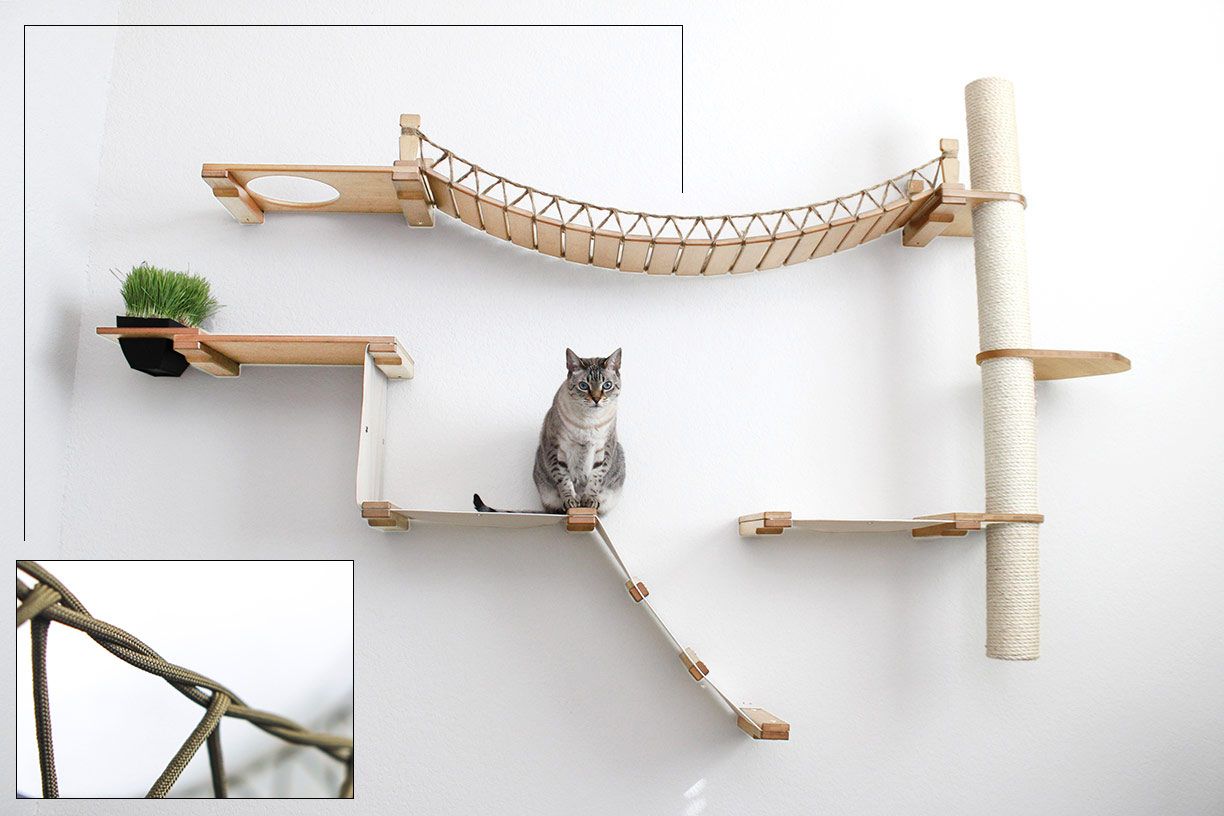 The Expedition Cat Condo (Cat Wall Jungle Gym) - by Catastrophic Creations