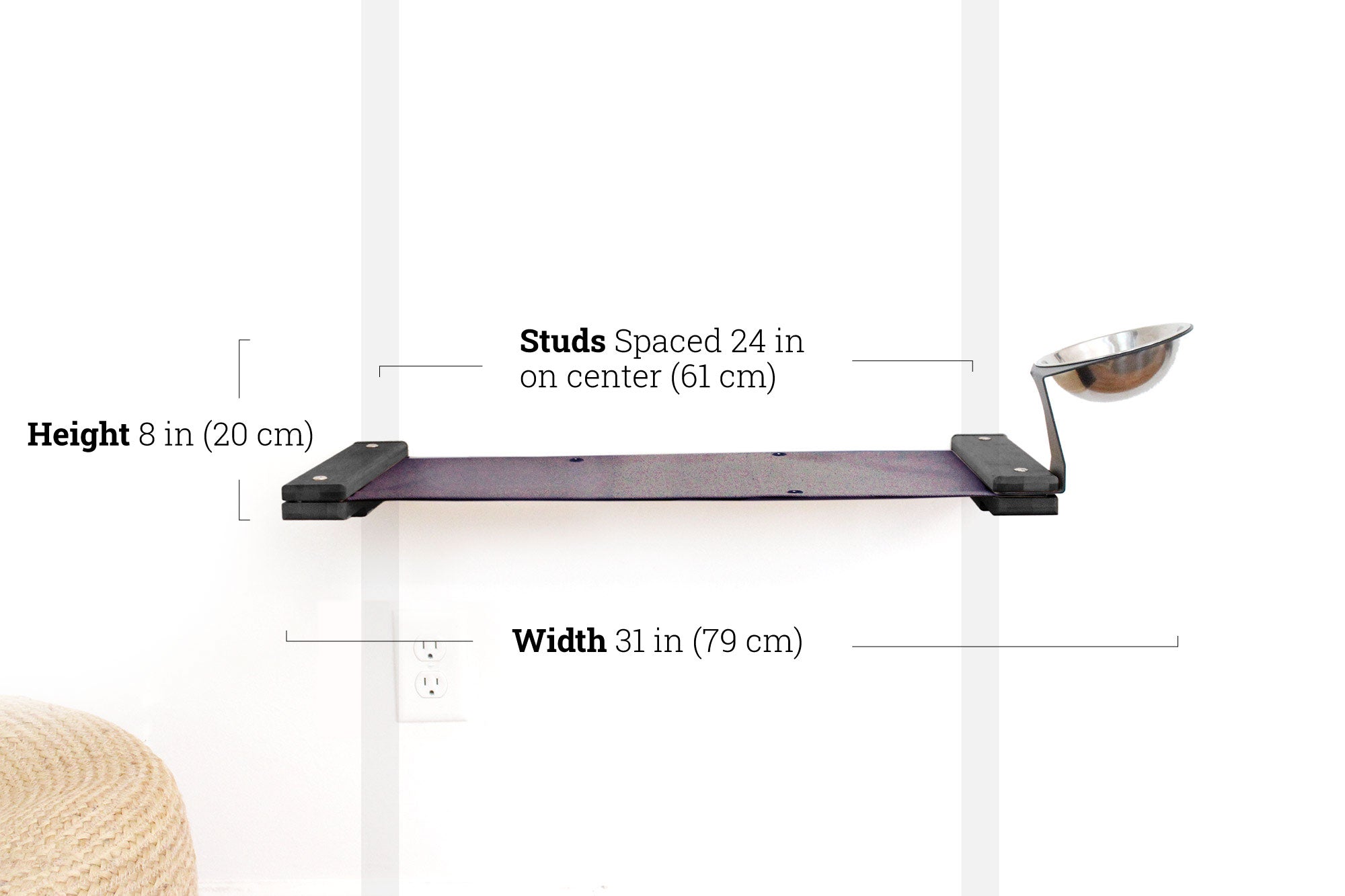 Wall Feeder Cat Hammock : Raised Cat Feeder - by Catastrophic Creations