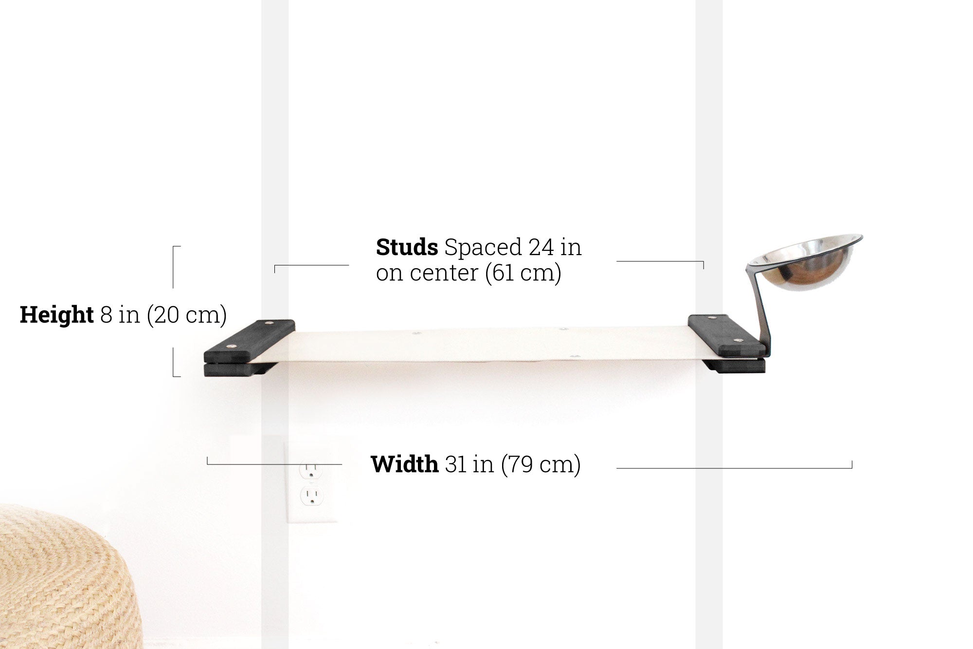 Wall Feeder Cat Hammock : Raised Cat Feeder - by Catastrophic Creations