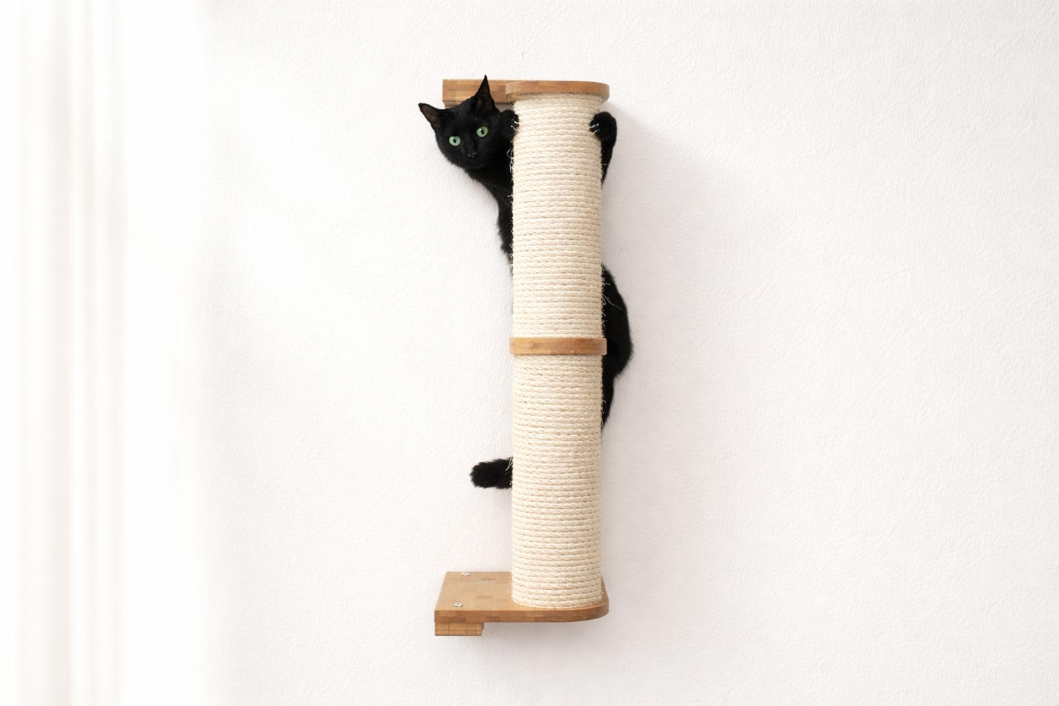 Cat Scratching Pole (Wall-Mounted) - by Catastrophic Creations
