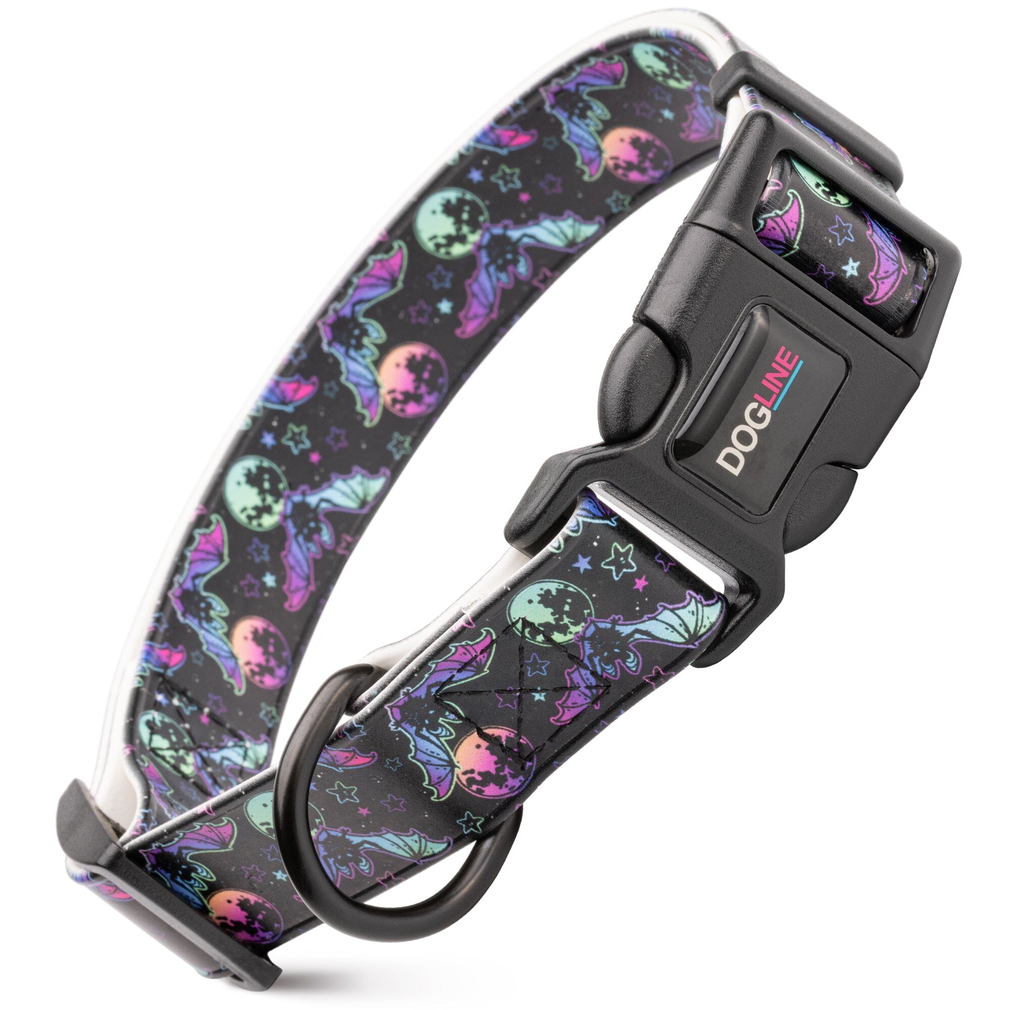 Dogline 3/4" Biothane Full Color Design Printed Dog Collar with Quick Release Buckle
