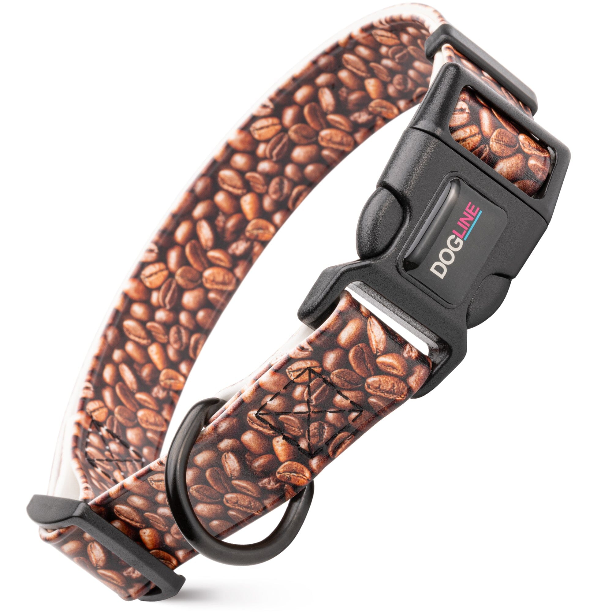 Dogline 3/4" Biothane Full Color Design Printed Dog Collar with Quick Release Buckle