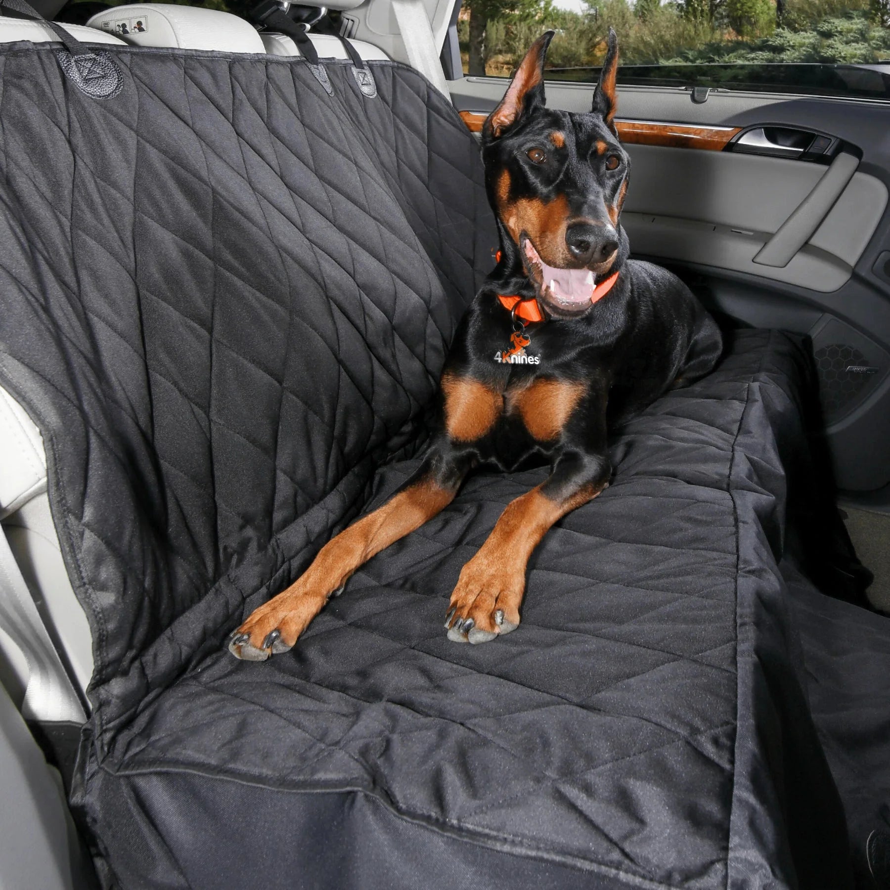 Dog Rear Seat Cover with Hammock for Every Cars