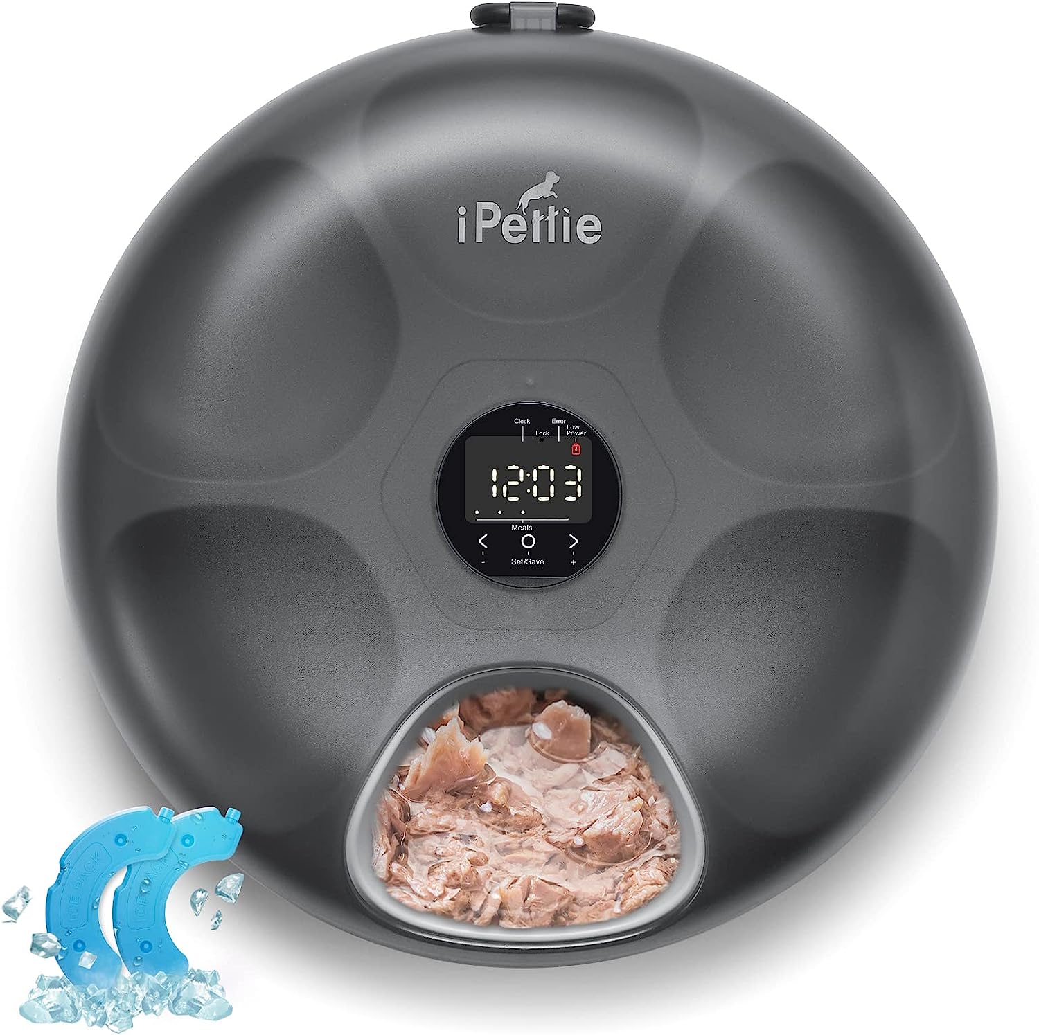 Donut Frost 6 Meal Cordless Automatic Pet Feeder
