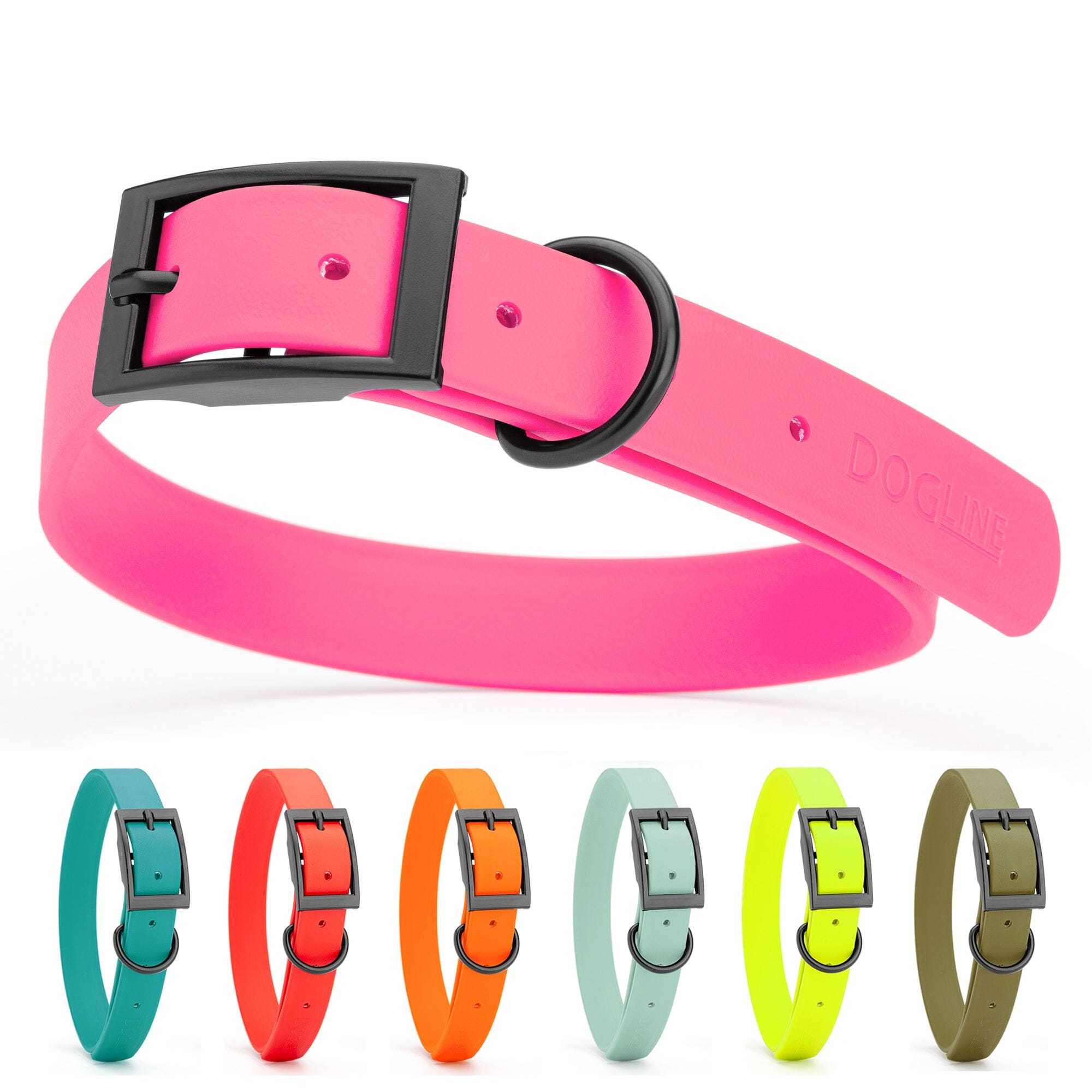Biothane Waterproof Dog Collar - Large (18 to 22 inches)