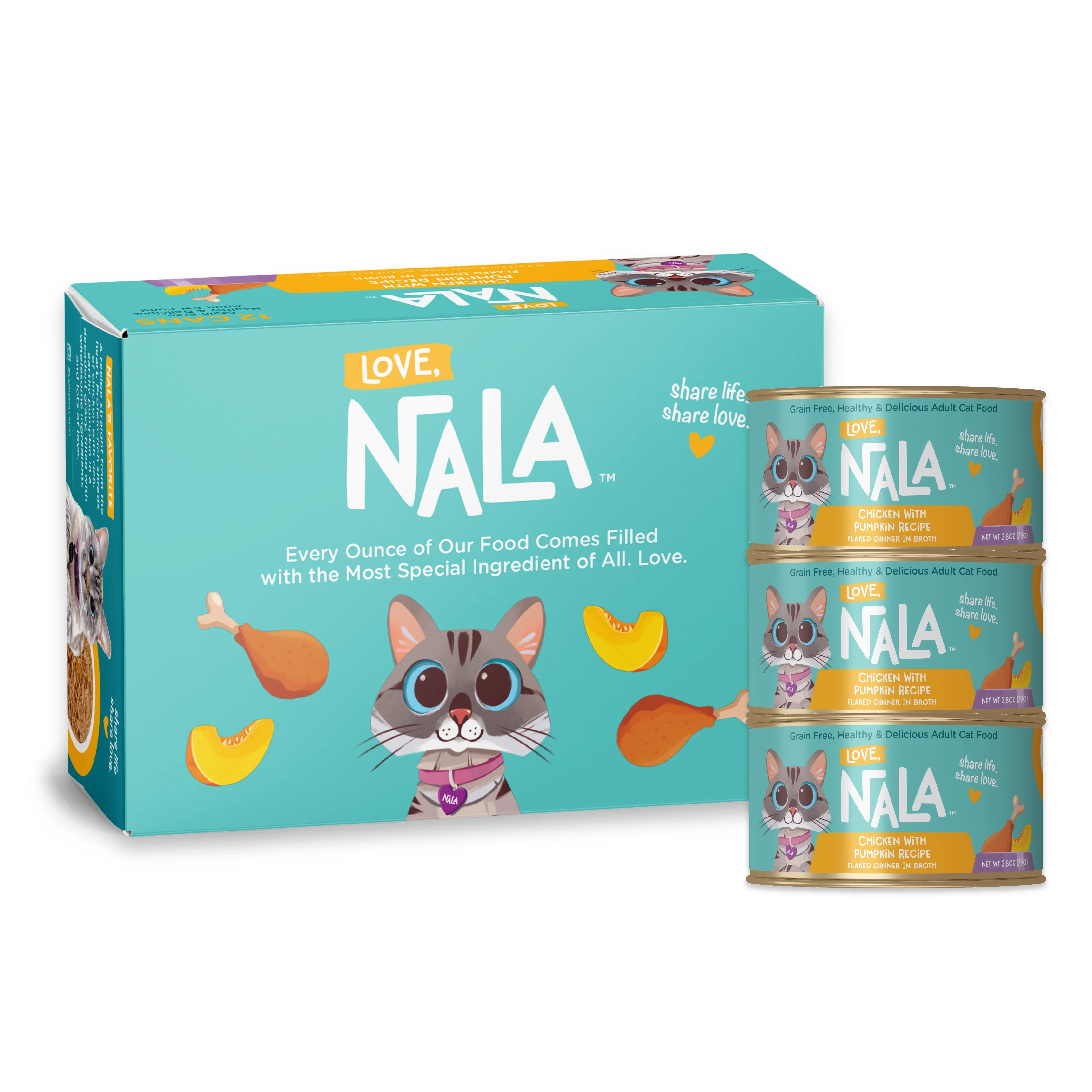Chicken Flaked With Pumpkin Recipe Dinner In Broth Adult Cat Food, 2.8-oz