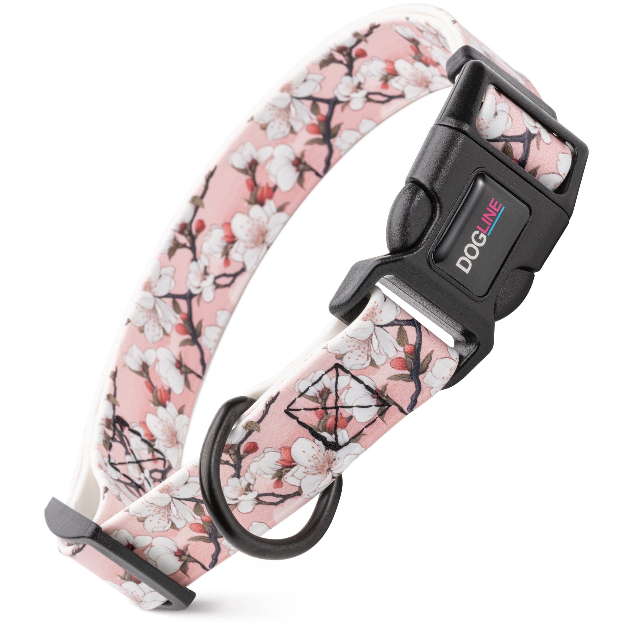 Dogline 3/4" Biothane Full Color Design Printed Dog Collar with Quick Release Buckle