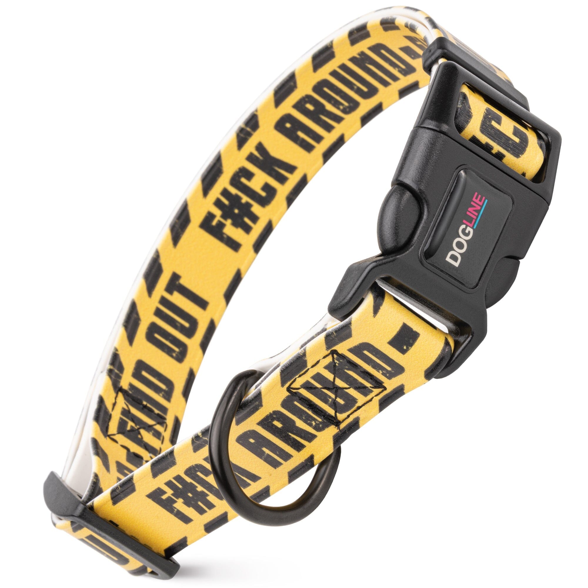 Dogline 3/4" Biothane Full Color Design Printed Dog Collar with Quick Release Buckle