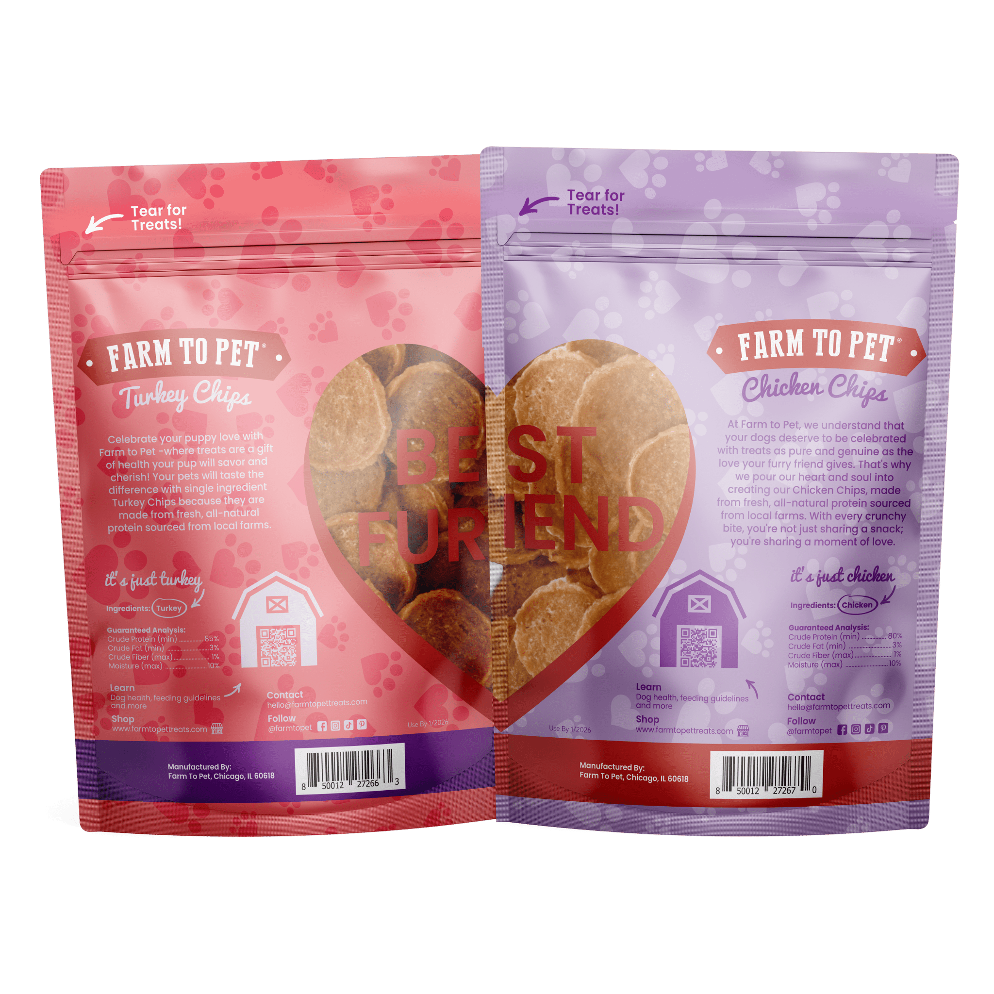 Puppy Love Dog Treat | Poultry Treat Variety Pack