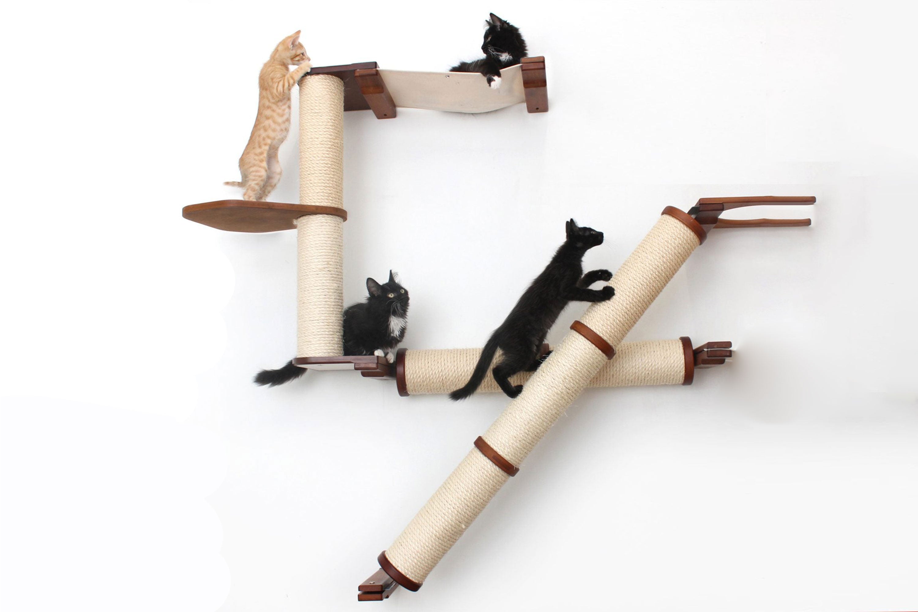 The Crossroads Wall Cat Scratcher - Cat Tree Condo - by Catastrophic Creations