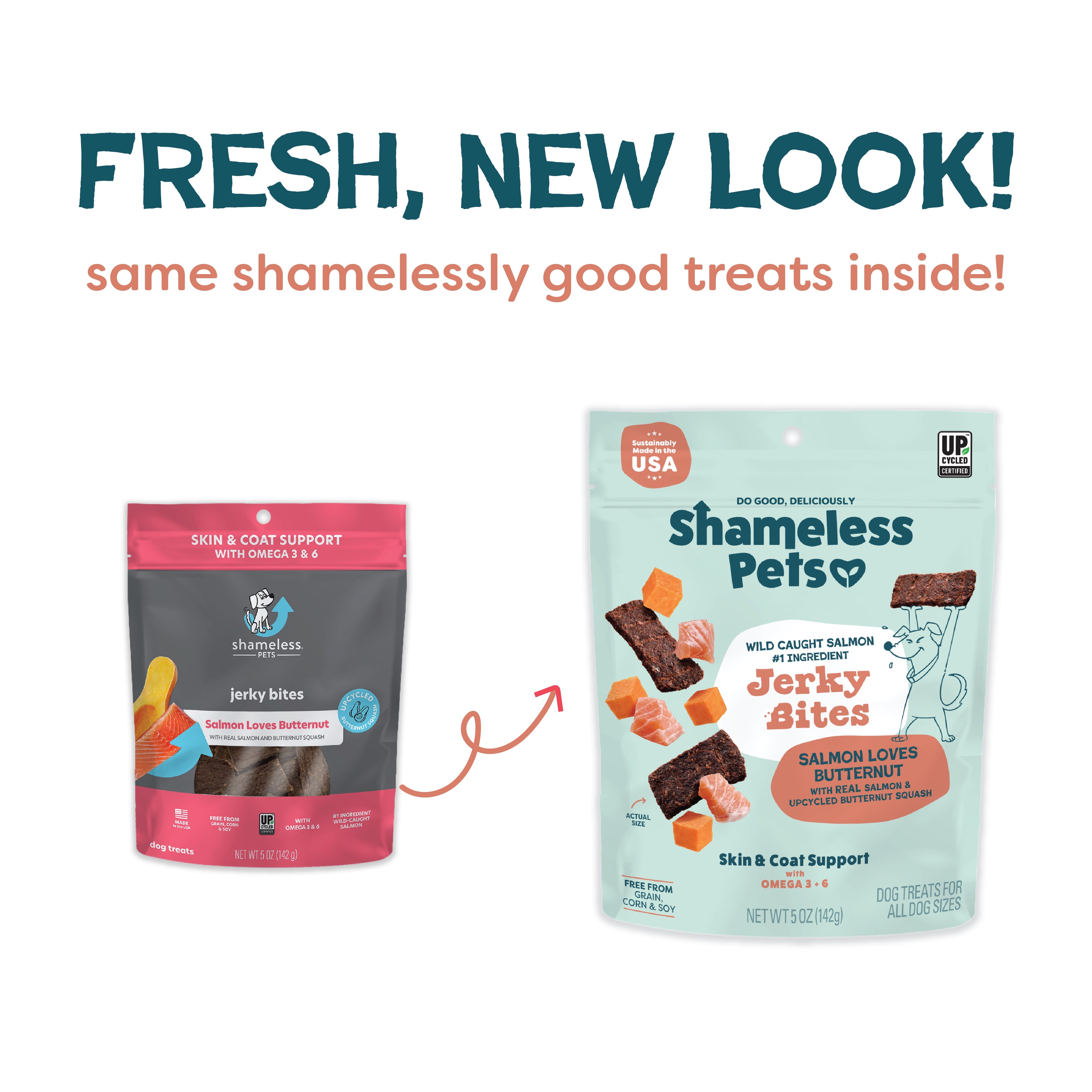 Salmon Loves Butternut Jerky Bites