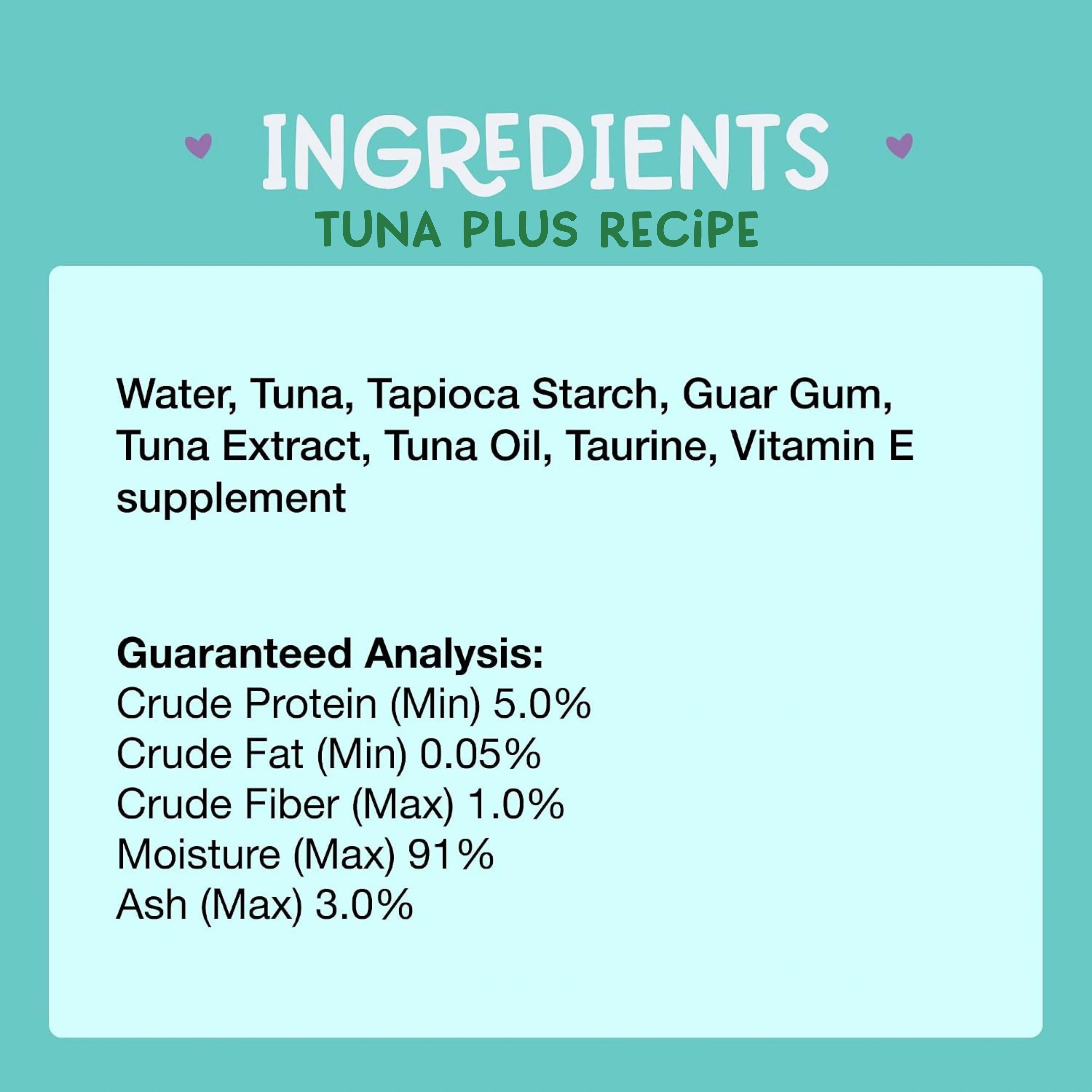 Tuna Recipe Plus Cat Treats, Pack of 4