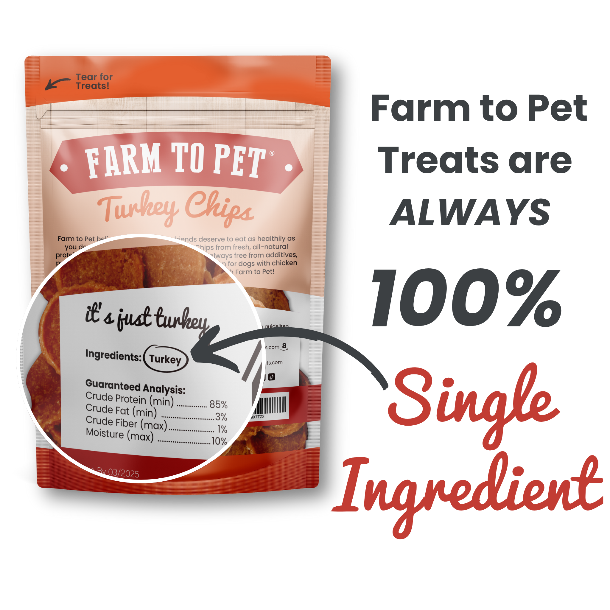 Puppy Packs 'n Snacks Dog Treat Starter Pack | Single-Ingredient Training Treats