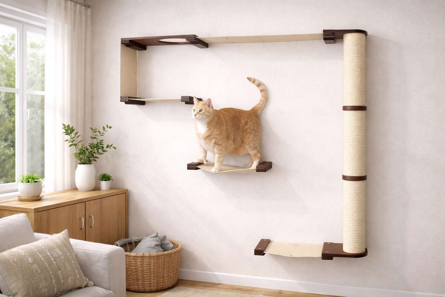 The Climb - Cat Condo (Wall-Mounted) - by Catastrophic Creations