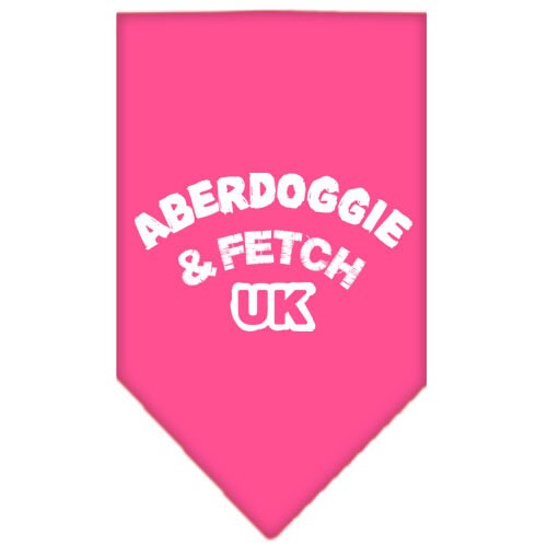 Pet and Dog Bandana Screen Printed,  "Aberdoggie & Fetch UK"