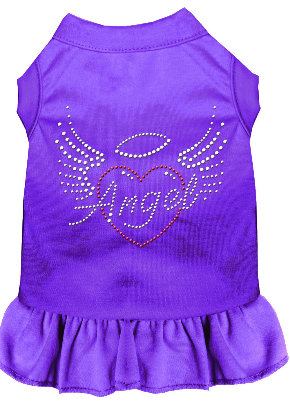 Pet Dog & Cat Dress Rhinestone, "Angel Heart"