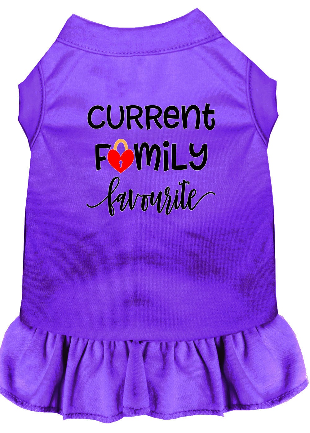 Pet Dog & Cat Dress Screen Printed, "Current Family Favorite"