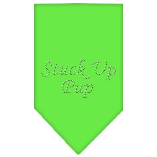 Pet and Dog Bandana Rhinestone, "Stuck Up Pup"