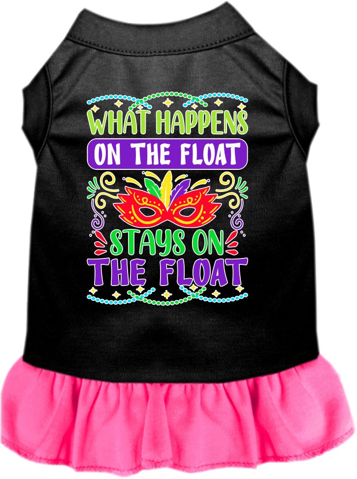 Pet Dog & Cat Screen Printed Dress "What Happens On The Float, Stays On The Float"