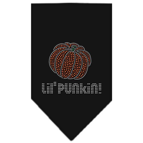 Halloween Pet and Dog Bandana Rhinestone, "Lil Punkin"