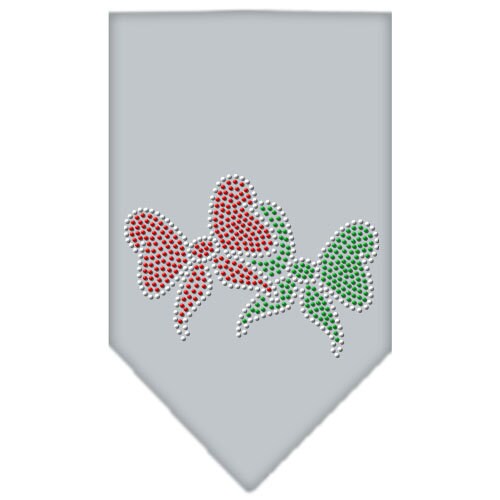 Christmas Pet and Dog Bandana Rhinestone, "Christmas Bows"