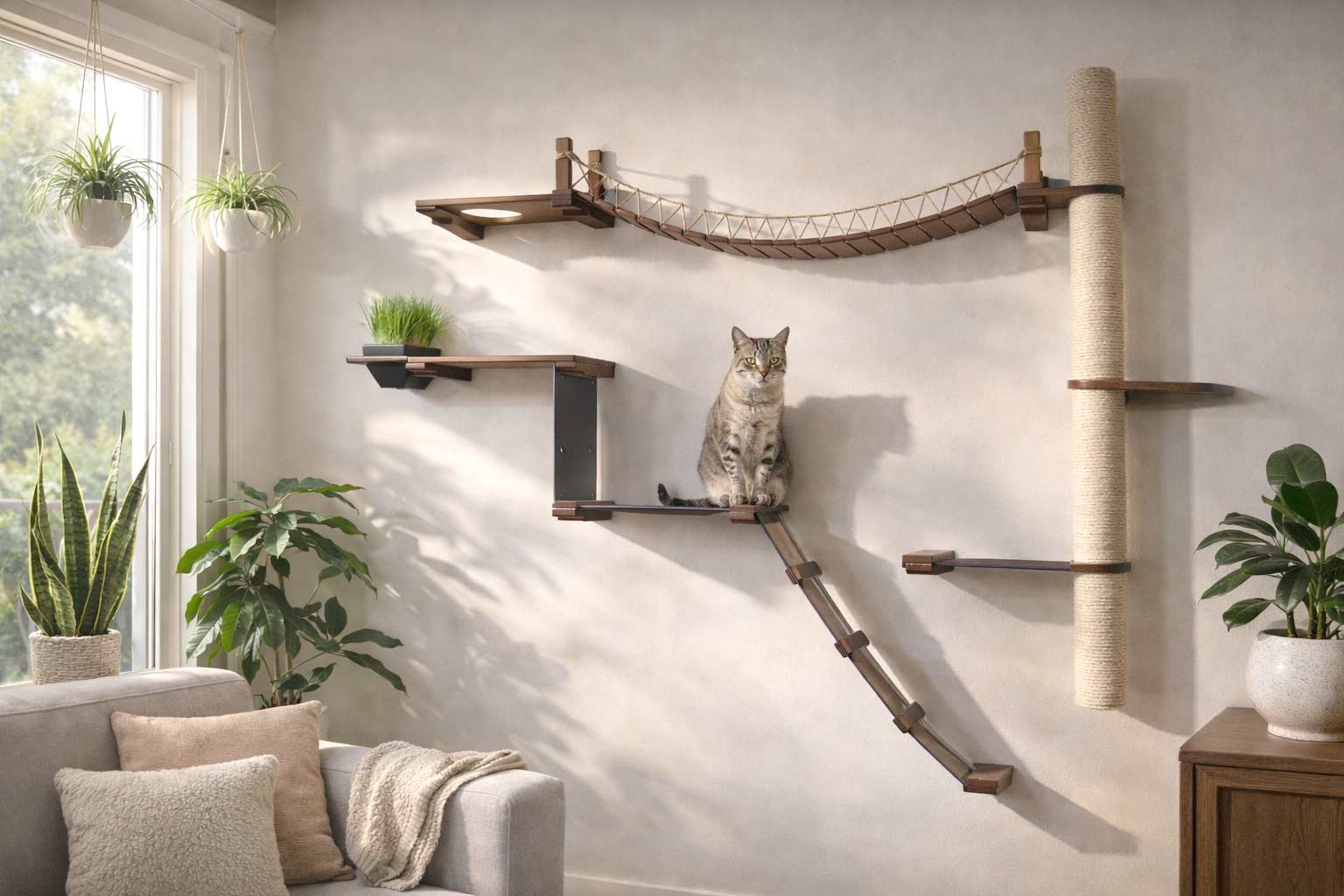 The Expedition Cat Condo (Cat Wall Jungle Gym) - by Catastrophic Creations