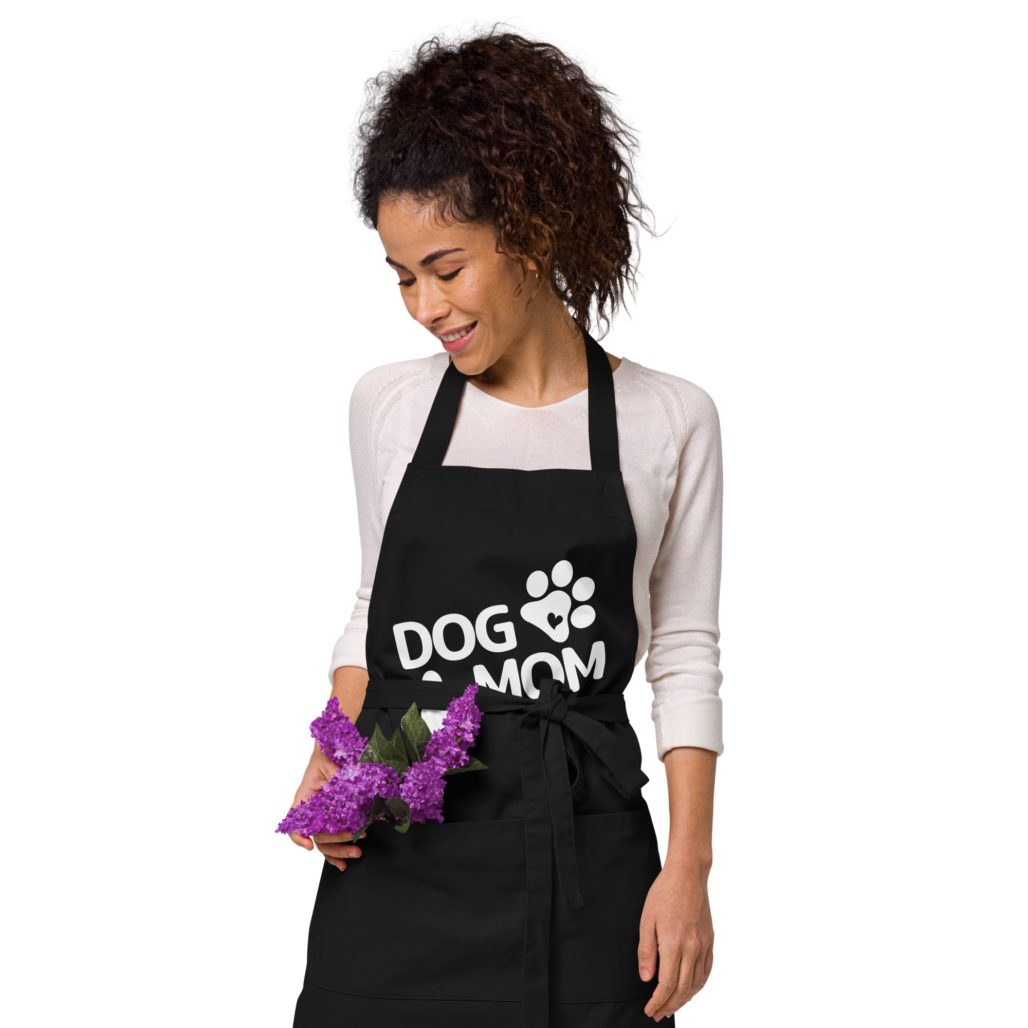 Dog Mom Organic Cotton Apron