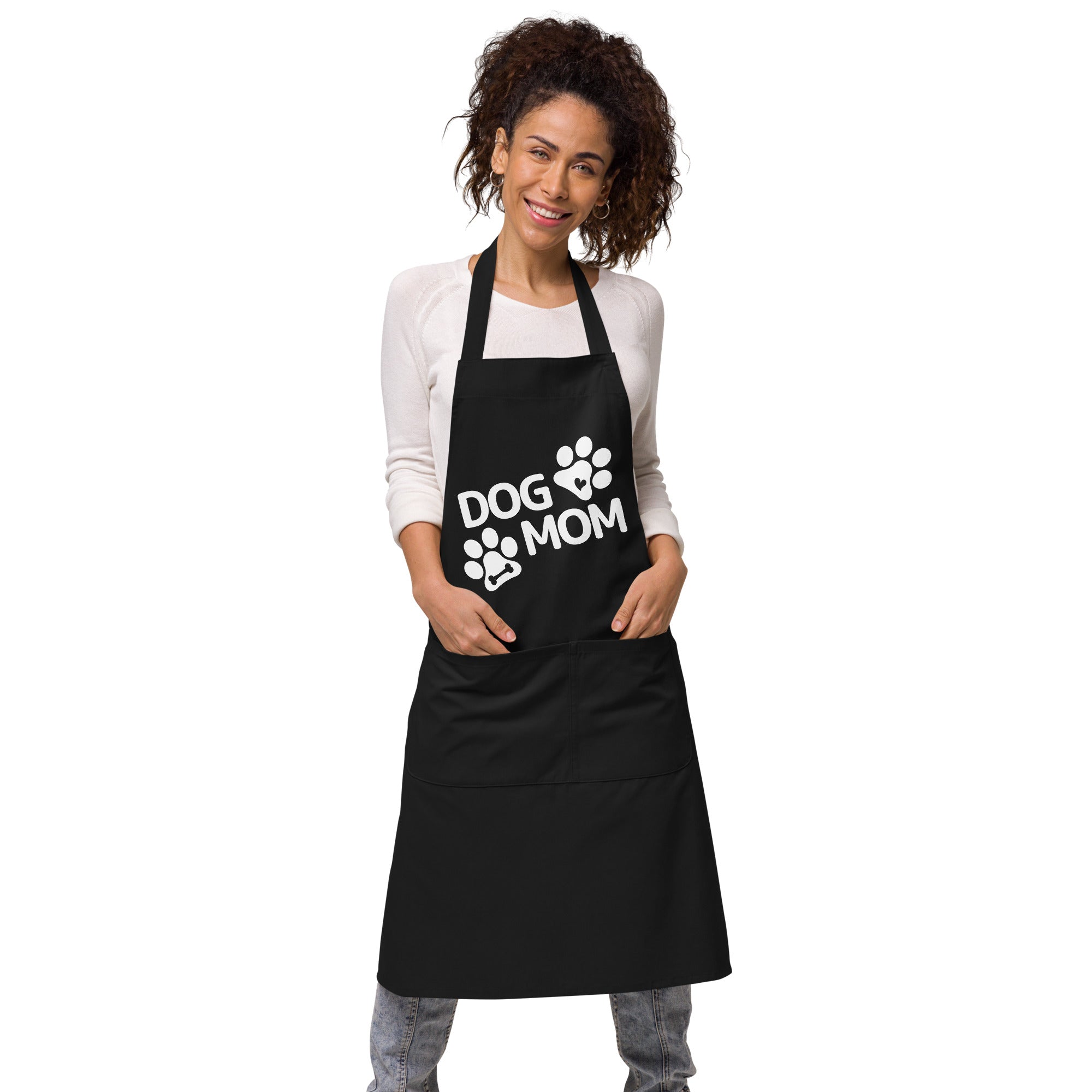 Dog Mom Organic Cotton Apron