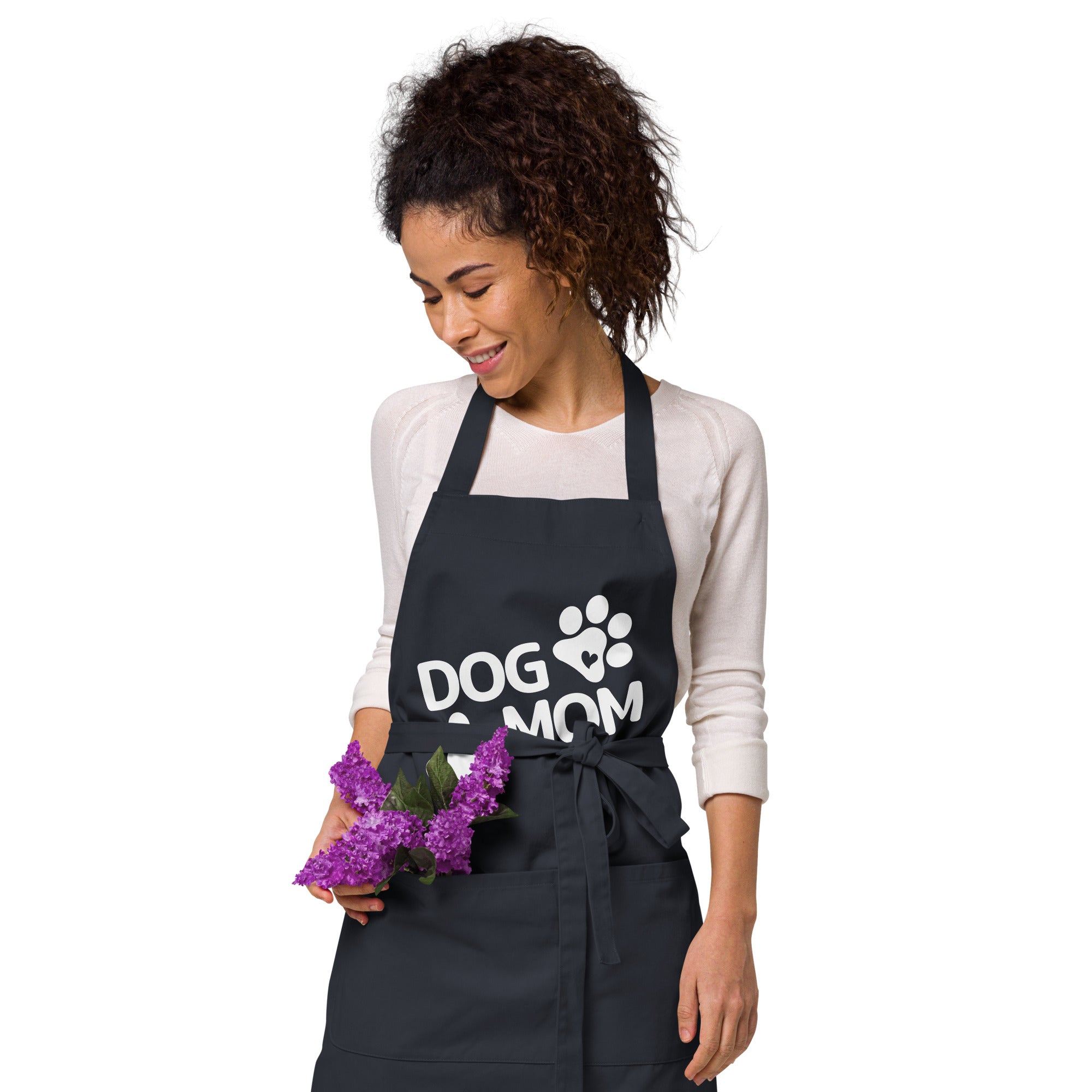 Dog Mom Organic Cotton Apron