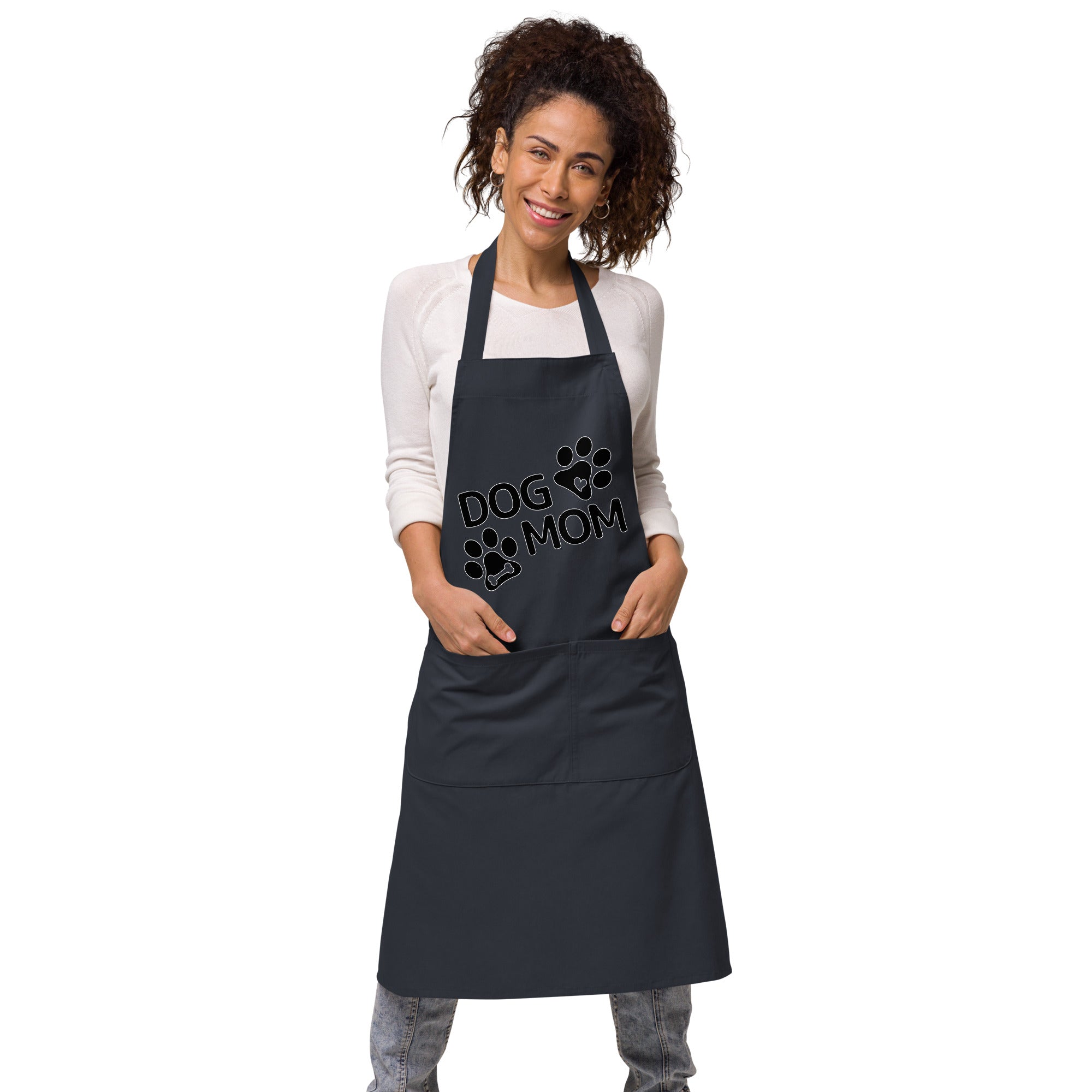 Dog Mom Organic Cotton Apron