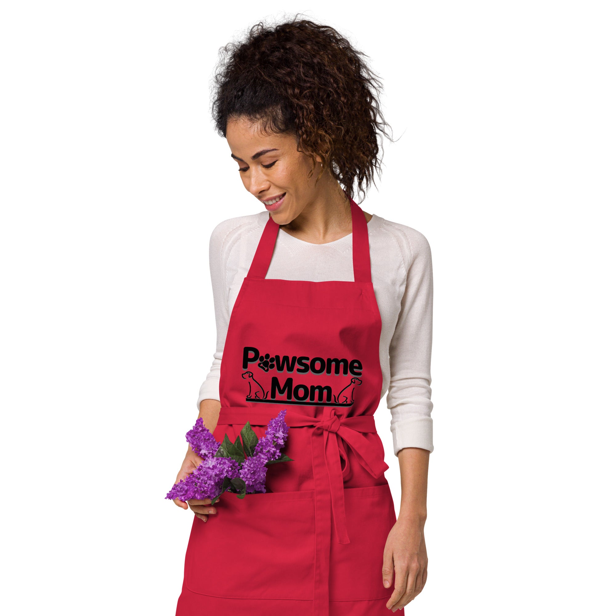 Pawsome Mom Organic Cotton Apron