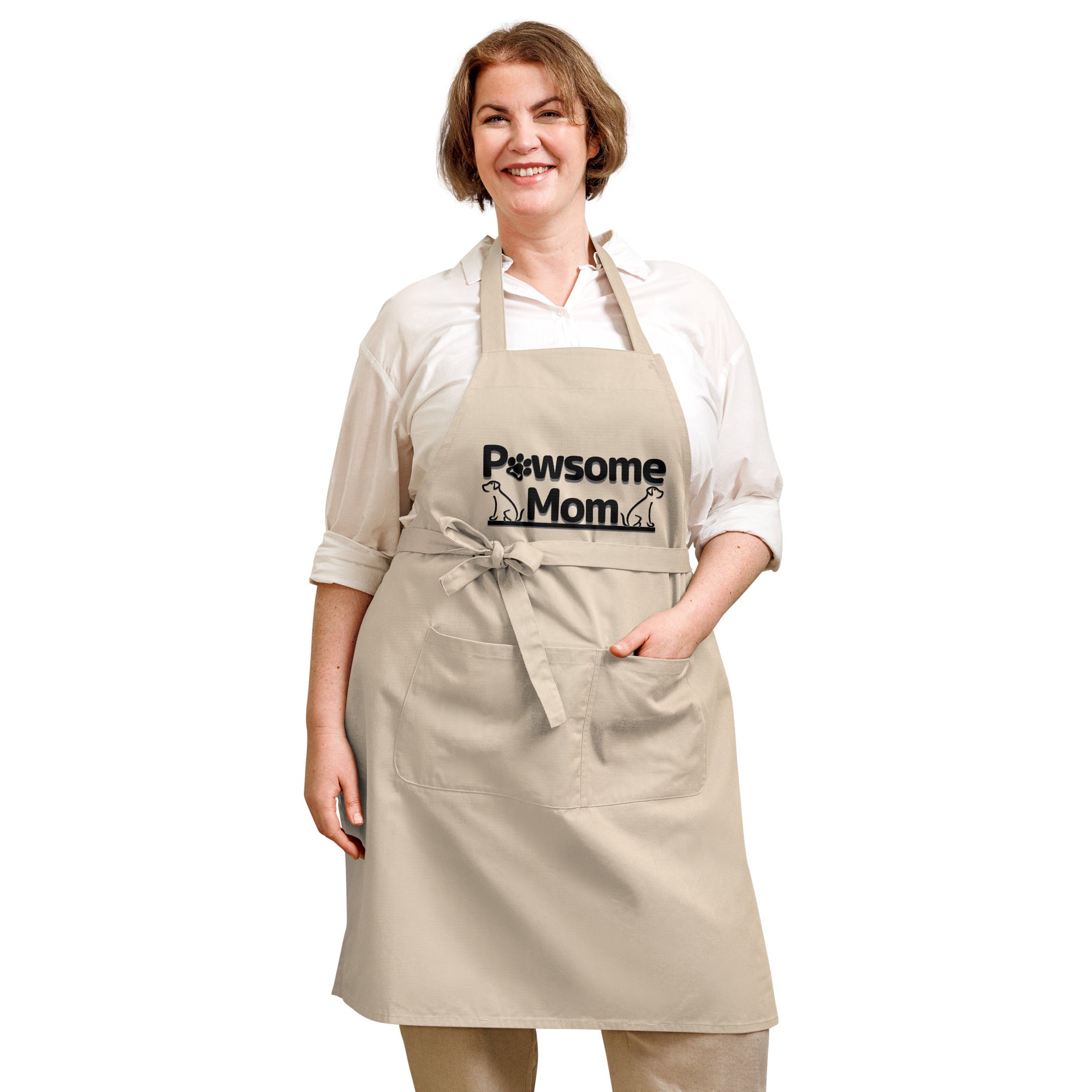 Pawsome Mom Organic Cotton Apron