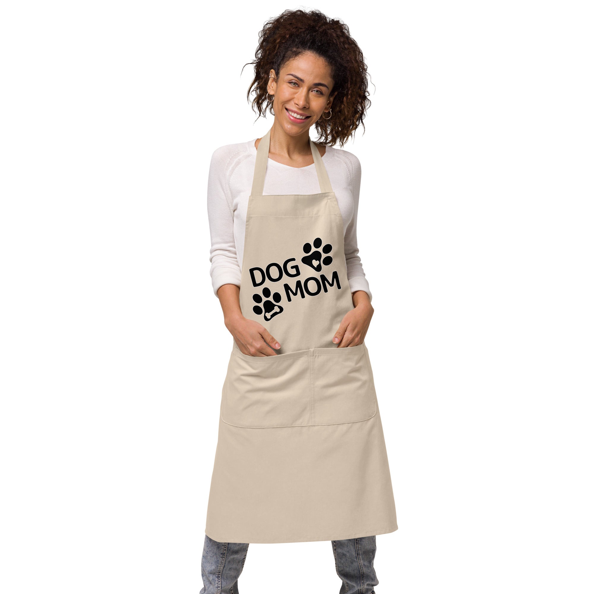 Dog Mom Organic Cotton Apron