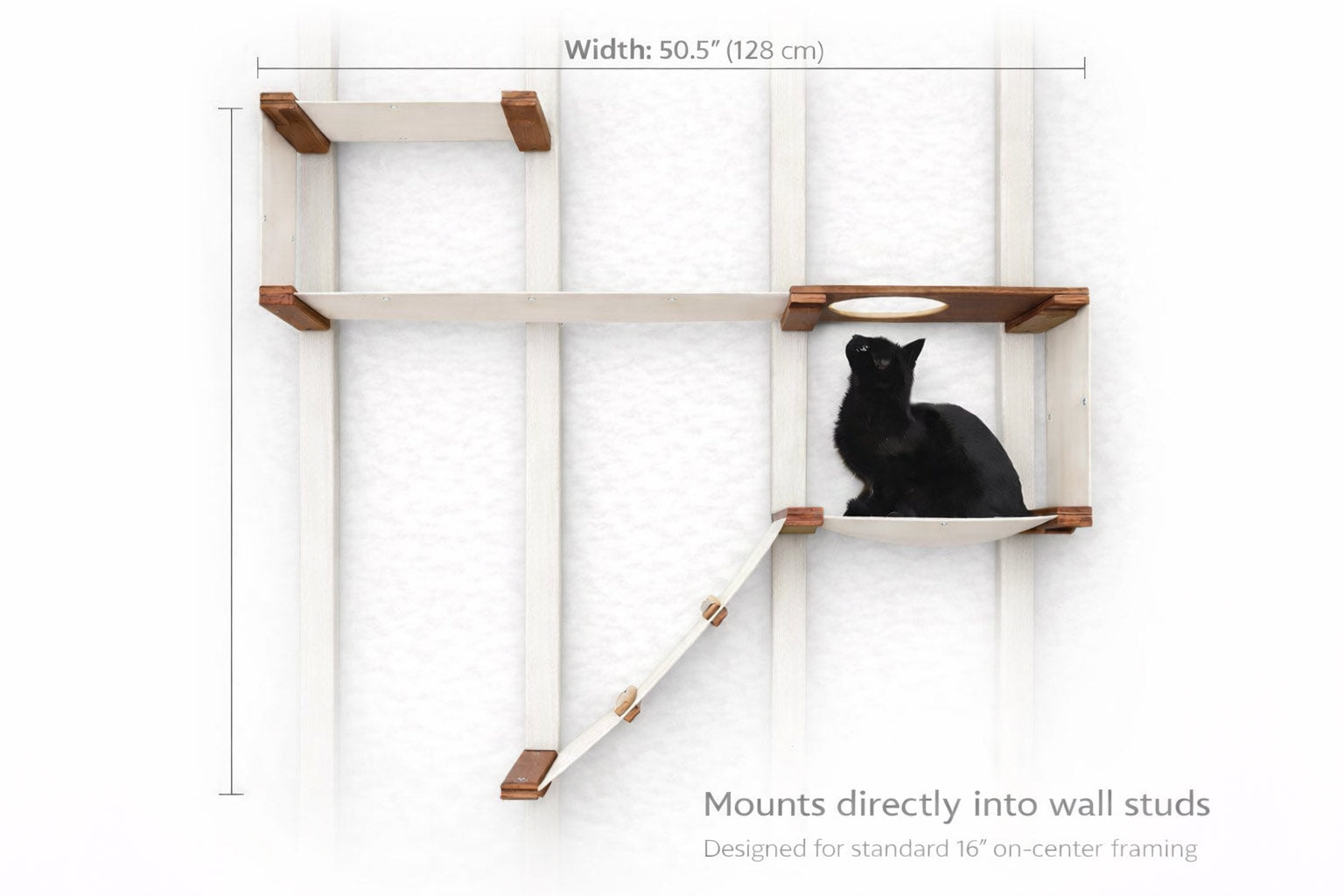 The Play Cat Condo - A Wall-Mounted Cat Tree - by Catastrophic Creations