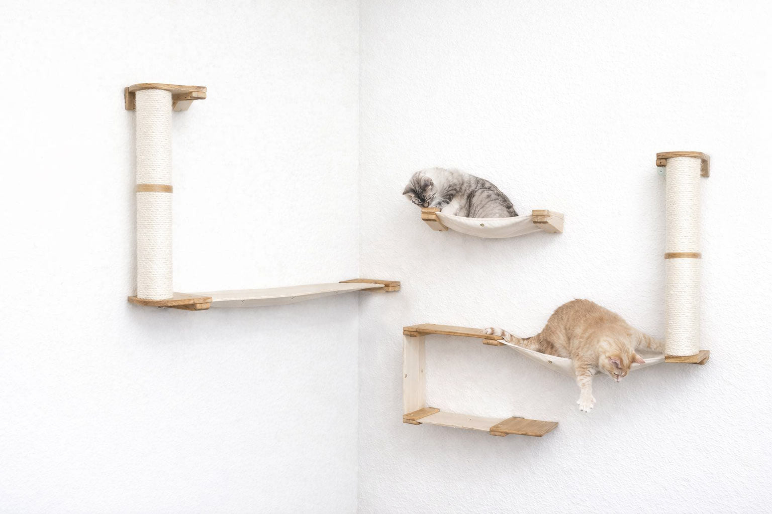 The Roman Cat Condo (Wall Mounted Cat Scratcher) - by Catastrophic Creations