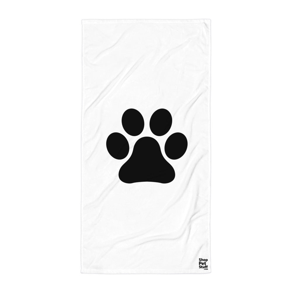ShopPetStuff Paw Print Towel