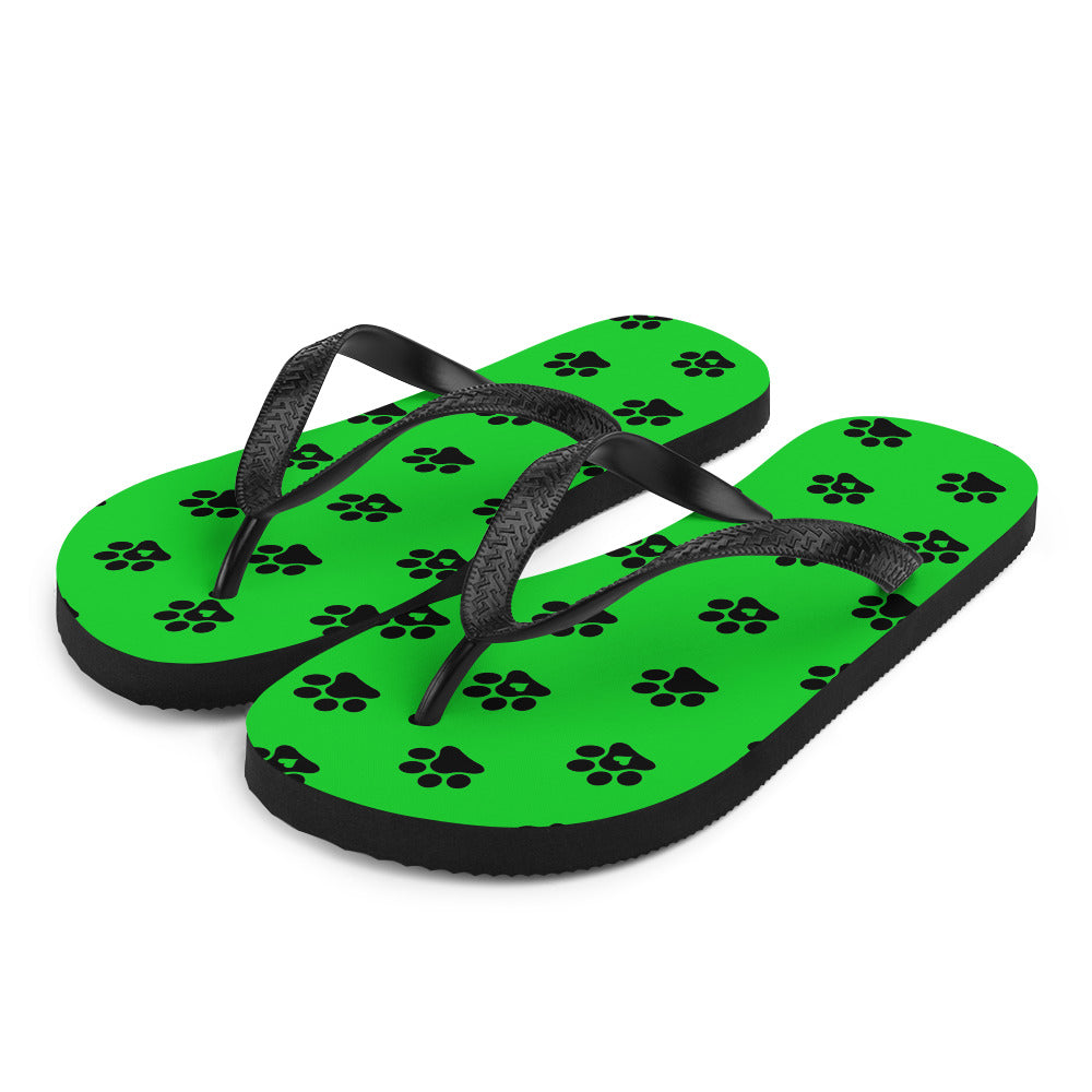 Paw Print Flops
