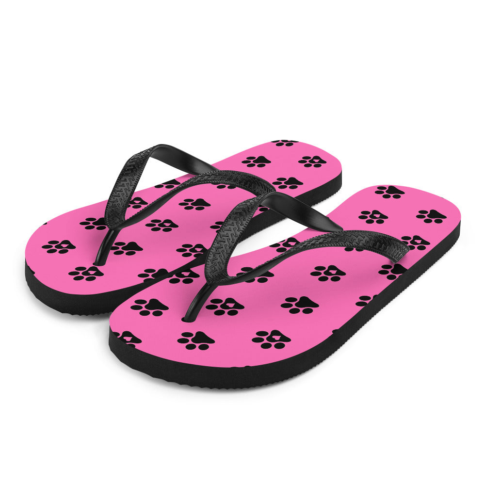 Paw Print Flops