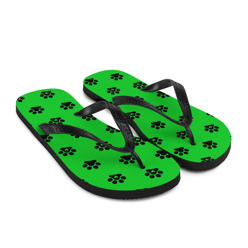 Paw Print Flops