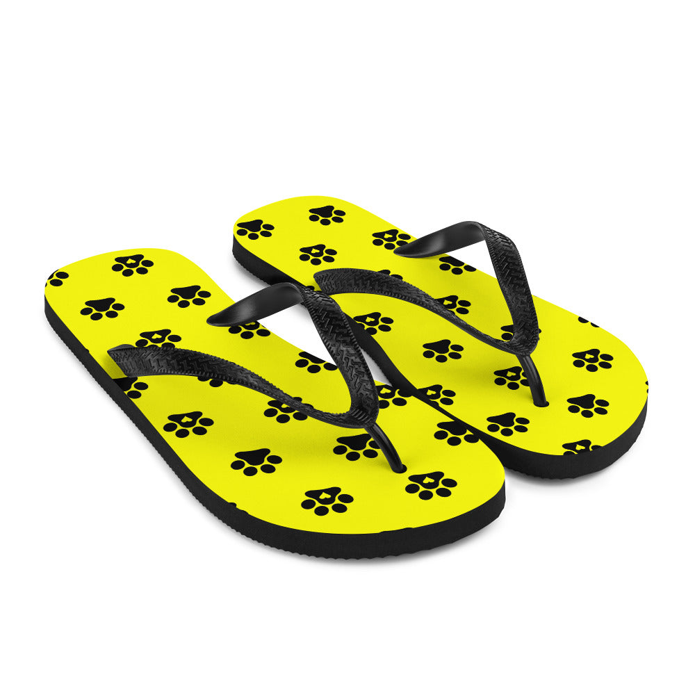 Paw Print Flops