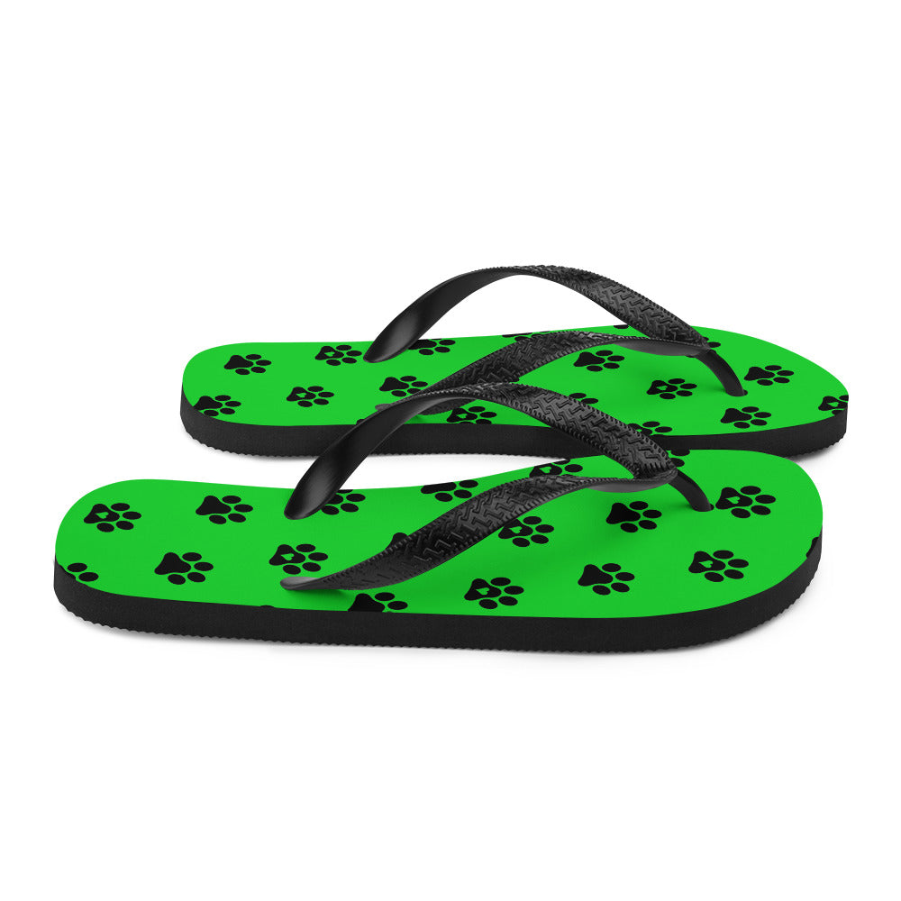 Paw Print Flops